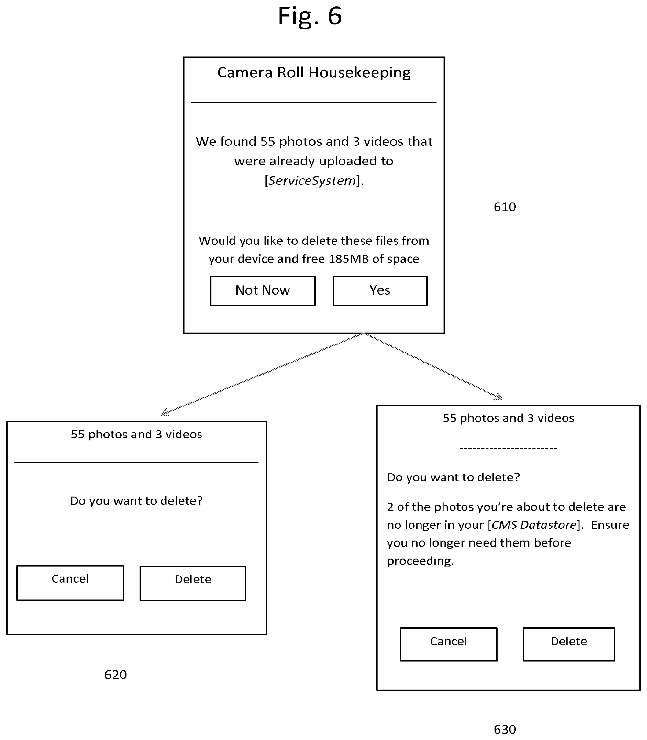 Patent US12105686 Figure 6 – Content item purging
