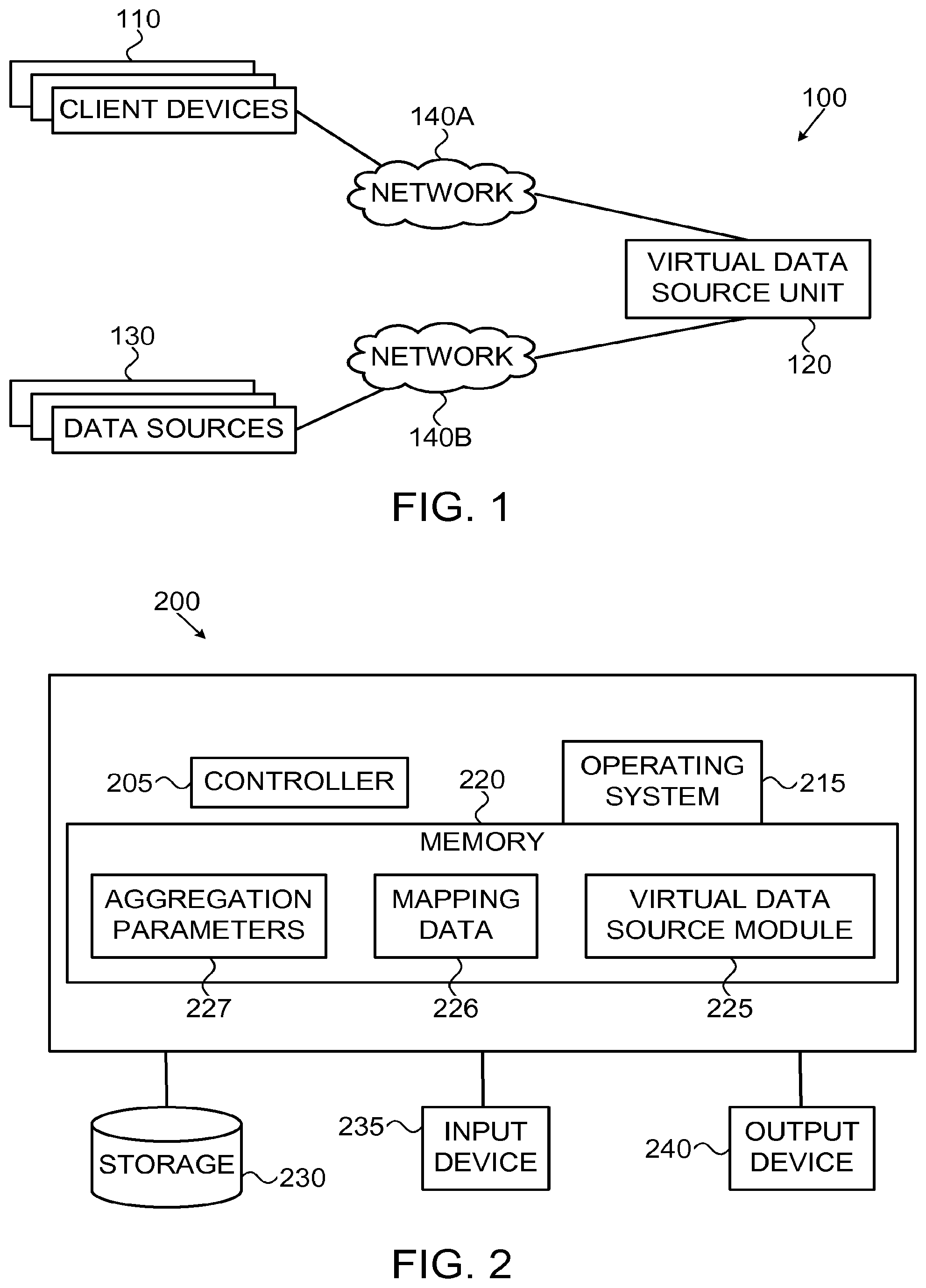 Patent US12105703 — System and method for interacting with a plurality of data sources — Figure 1
