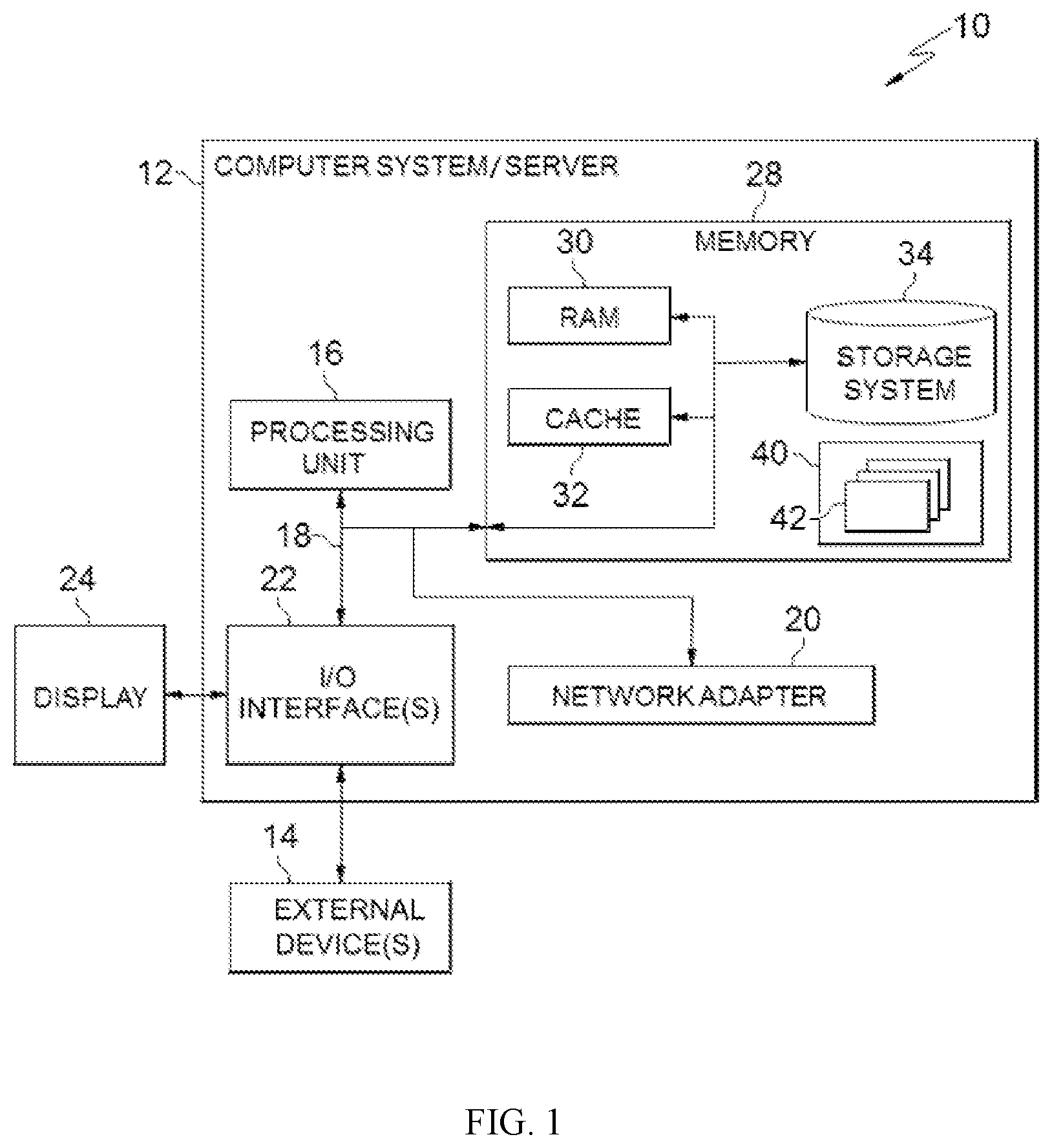 Patent US12105705 Figure 1 – Database query processing with database clients