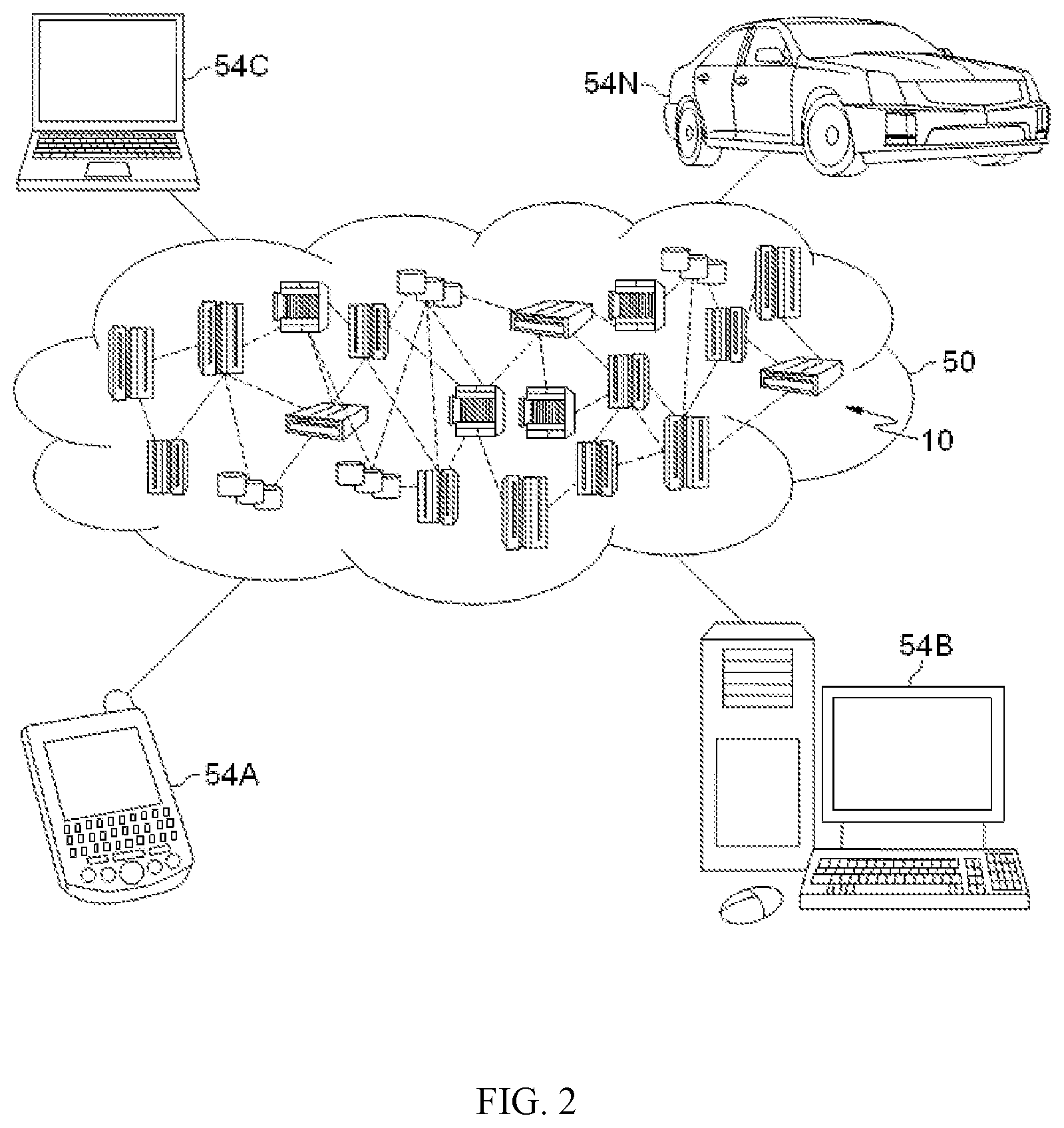 Patent US12105705 Figure 2 – Database query processing with database clients