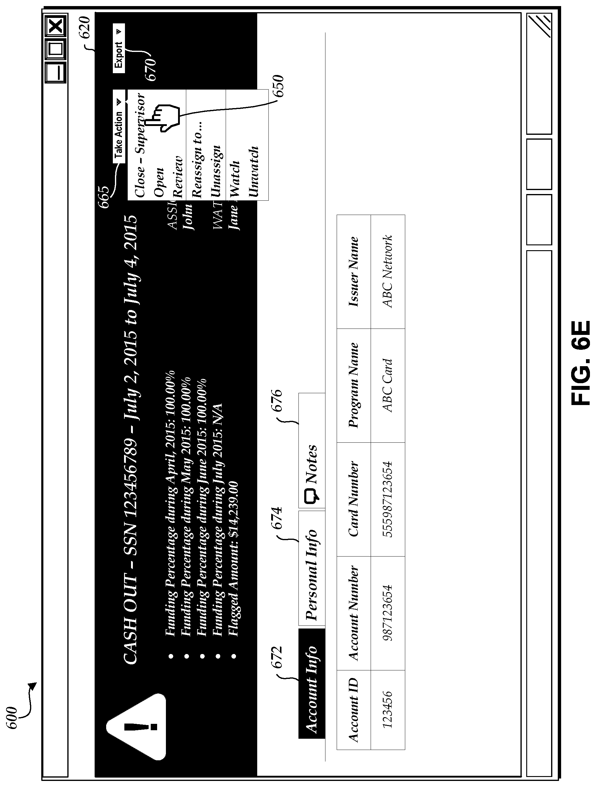 Patent US12105719 Figure 10 – Malicious activity detection system capable of efficiently processing data accessed from databases and generating alerts for display in interactive user interfaces