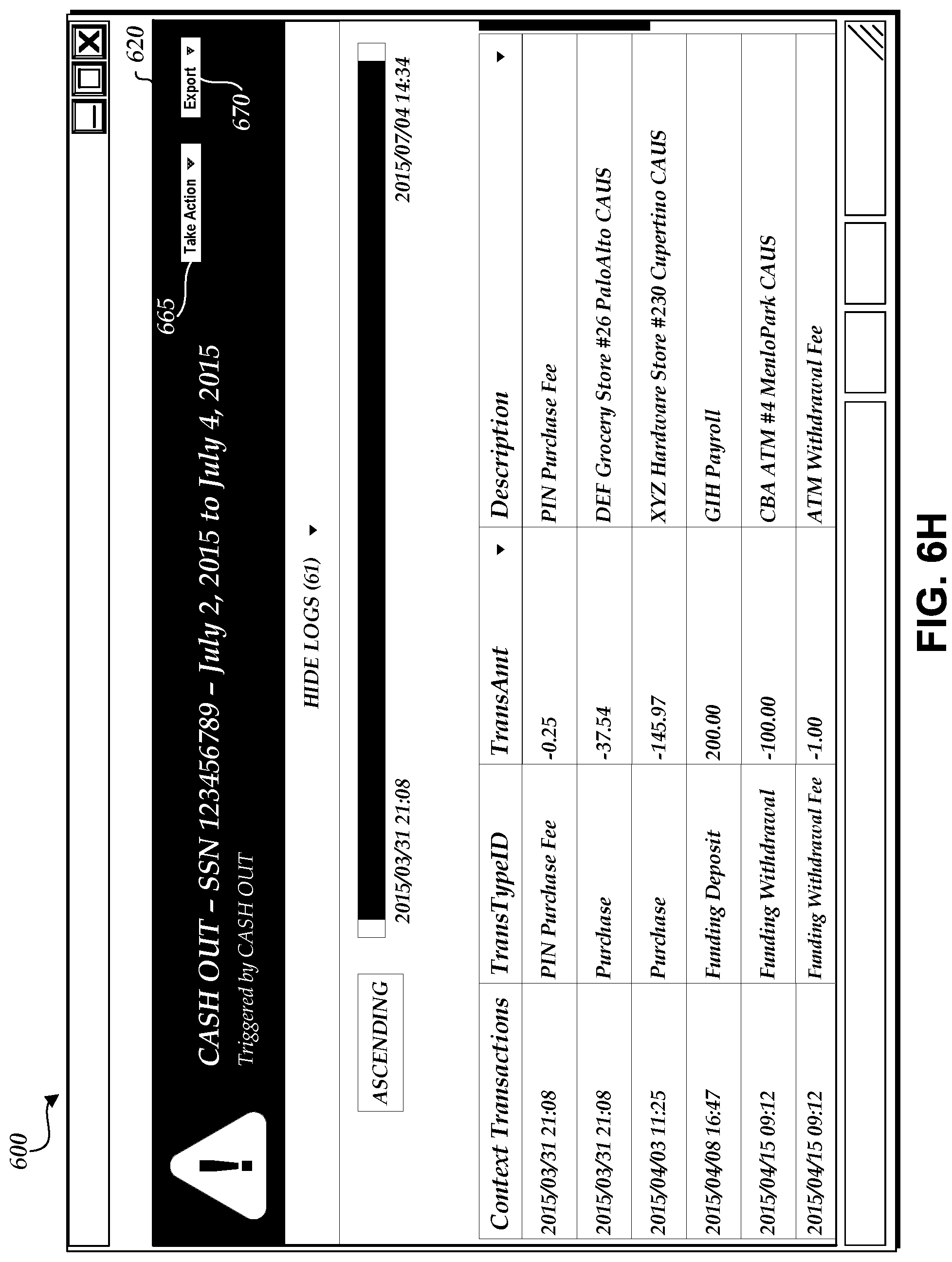 Patent US12105719 Figure 13 – Malicious activity detection system capable of efficiently processing data accessed from databases and generating alerts for display in interactive user interfaces