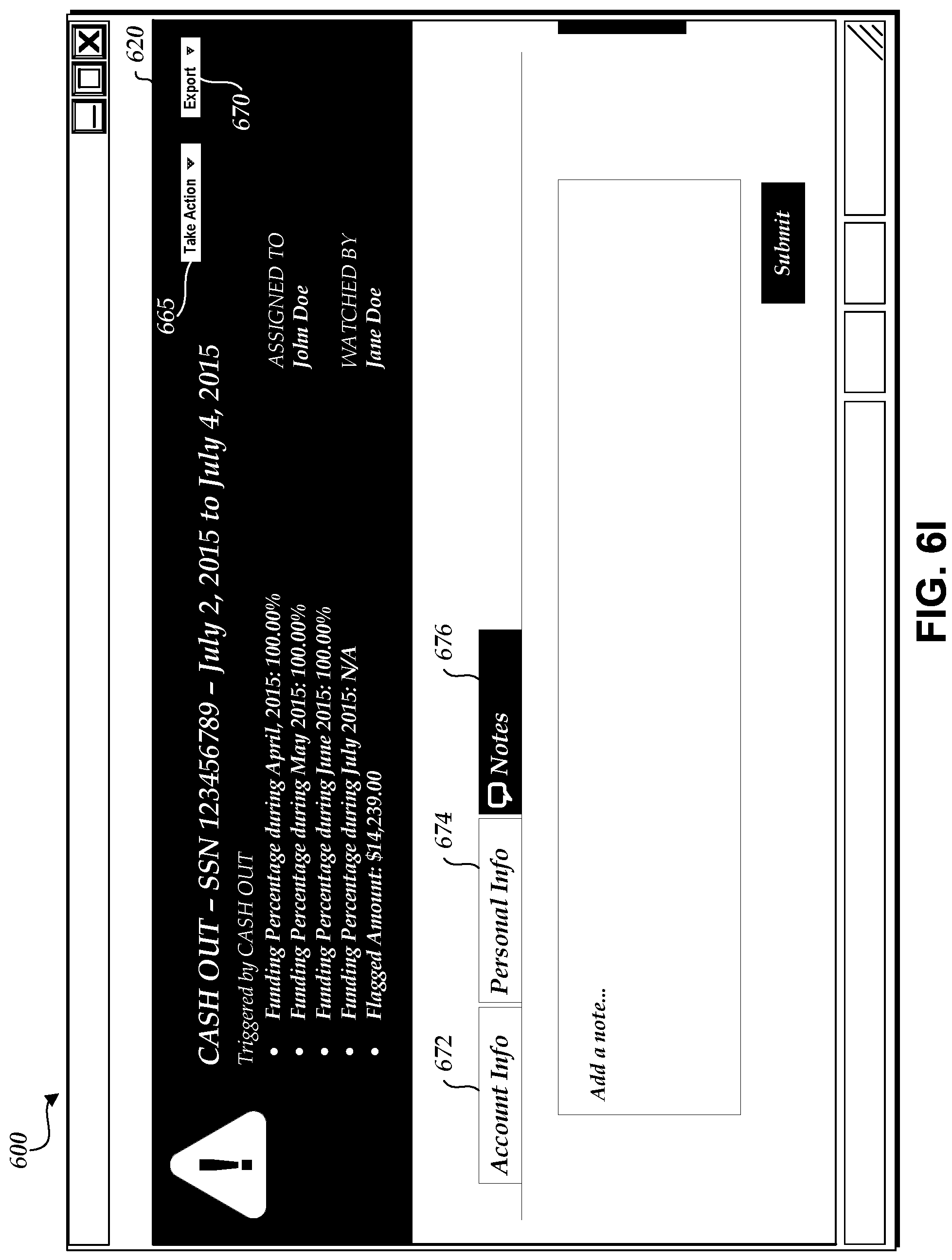 Patent US12105719 Figure 14 – Malicious activity detection system capable of efficiently processing data accessed from databases and generating alerts for display in interactive user interfaces