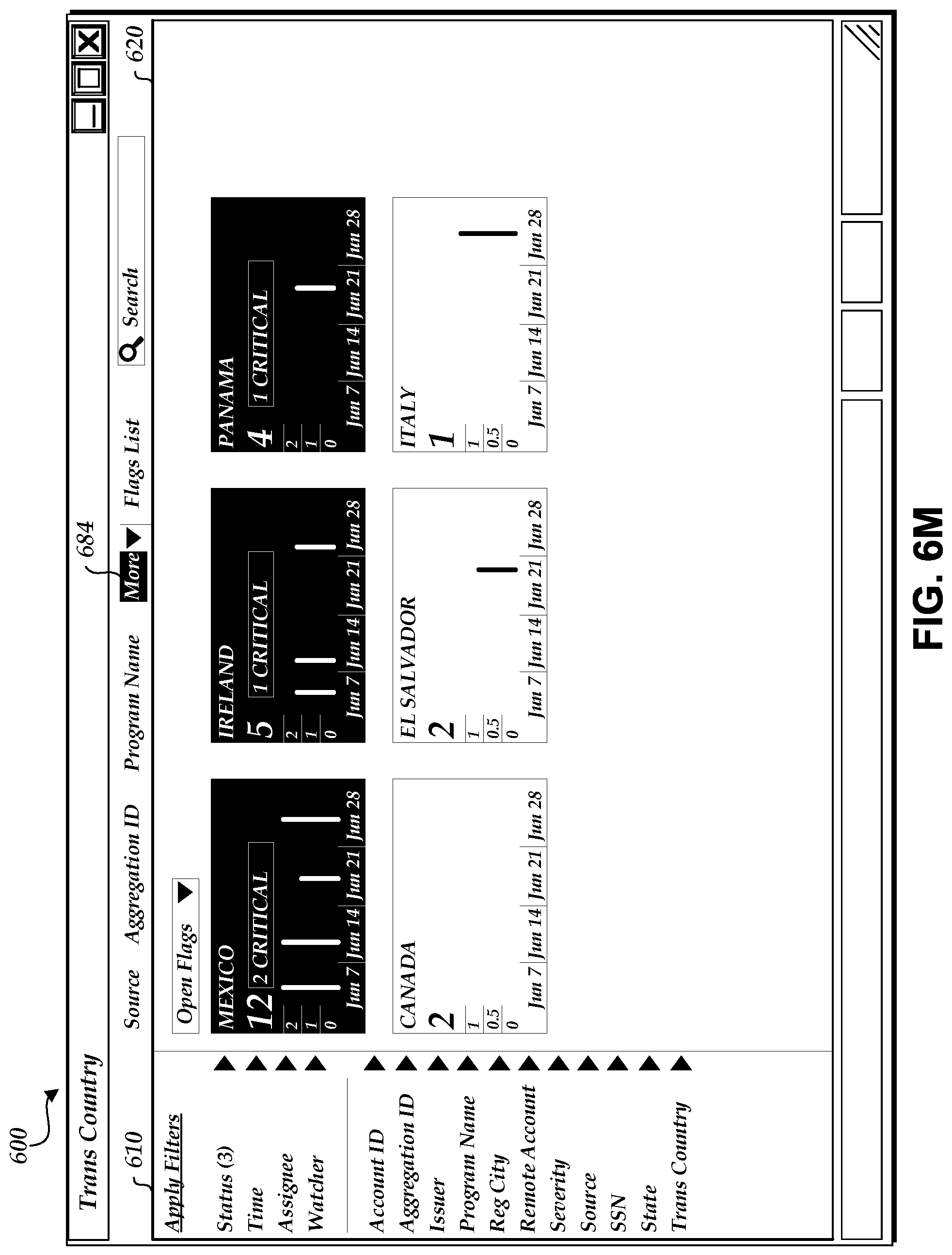 Patent US12105719 Figure 18 – Malicious activity detection system capable of efficiently processing data accessed from databases and generating alerts for display in interactive user interfaces