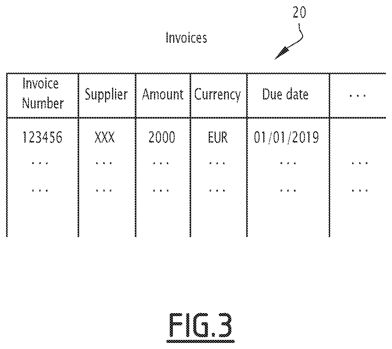 Patent US12105721 Figure 3 – Enterprise resource planning system, server and supervision method of SQL queries in such a system or server