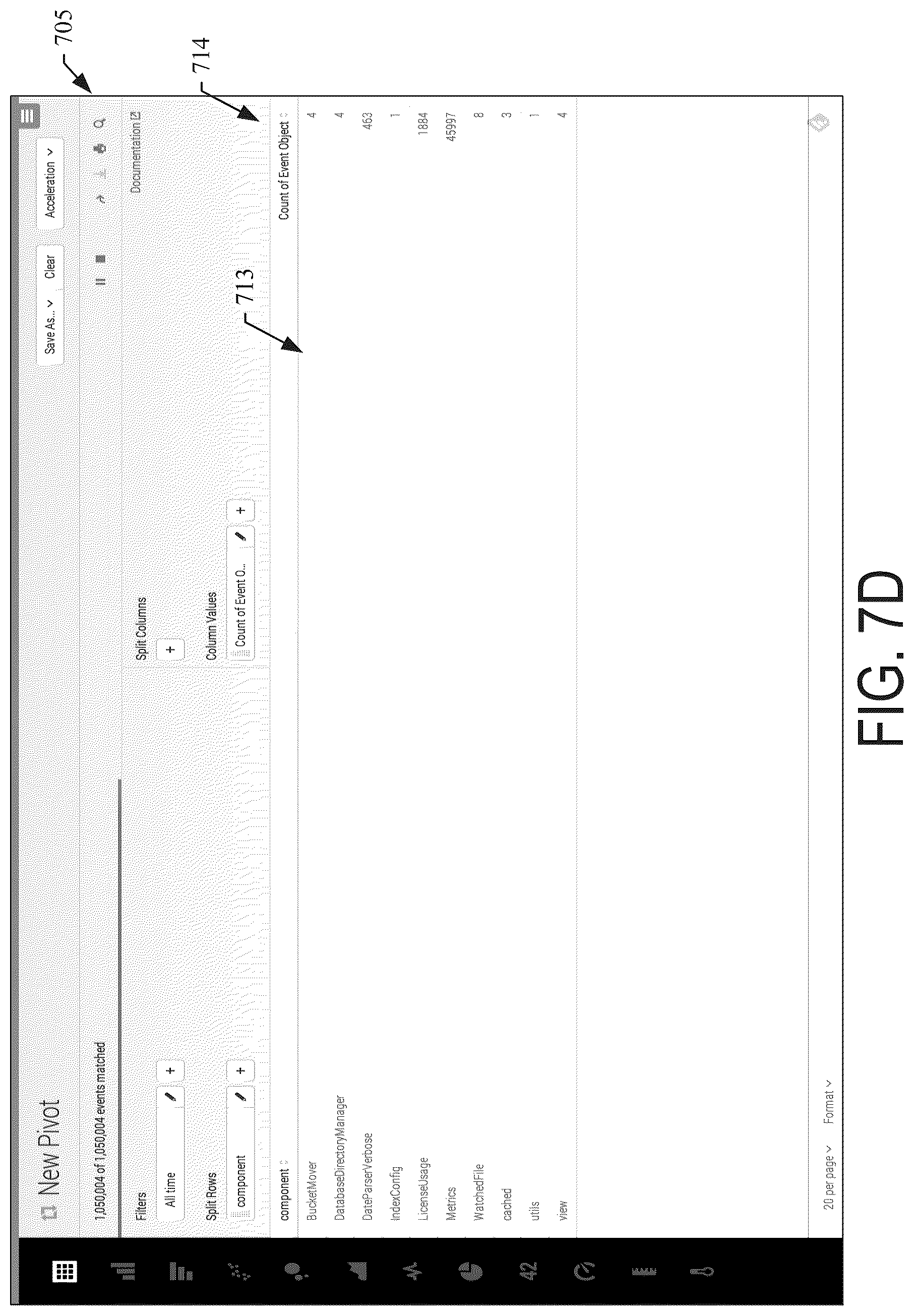 Patent US12105724 Figure 11 – Tokenized HTTP event collector