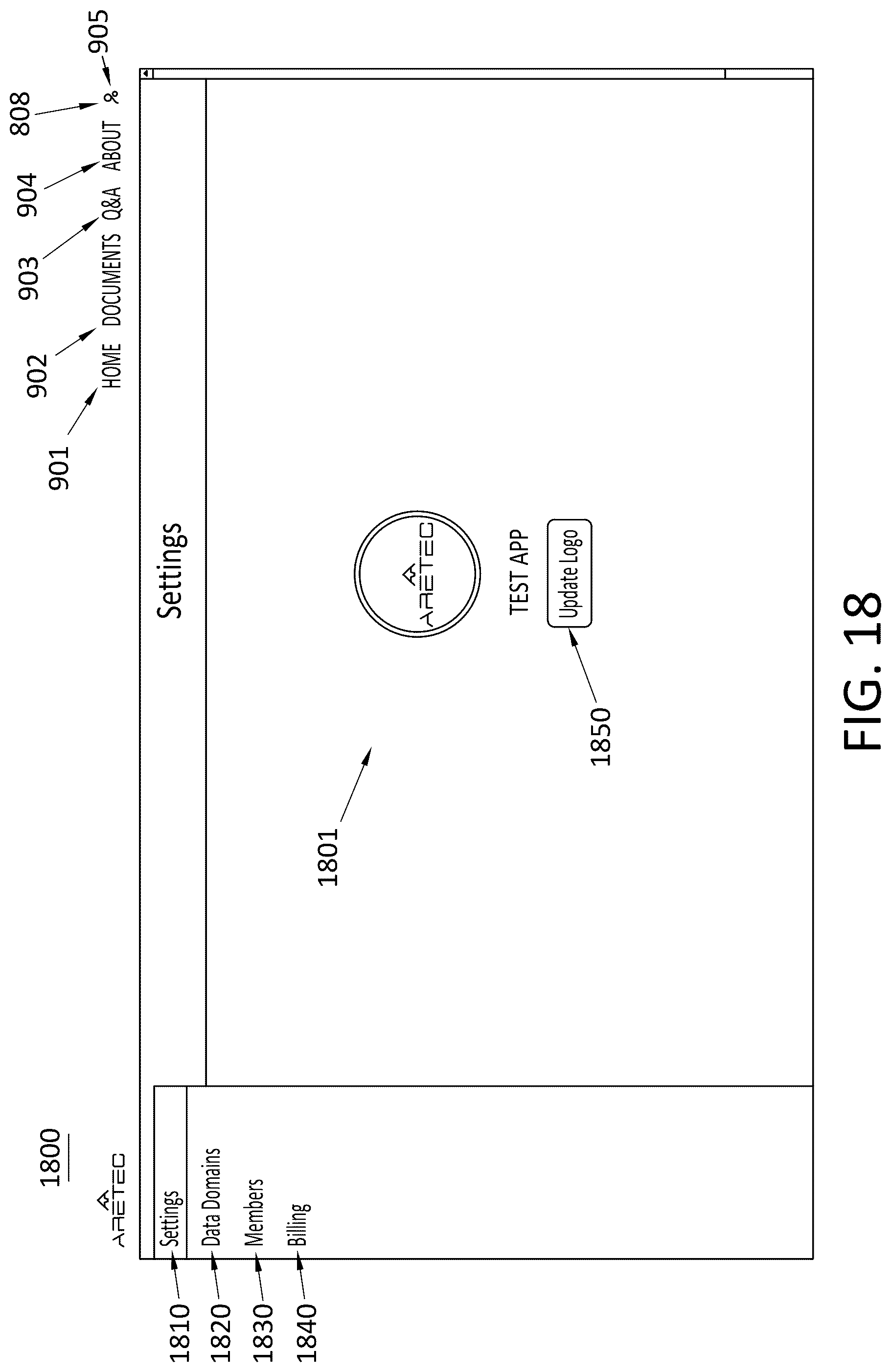 Patent US12105729 Figure 18 – System and method for providing a governed search program using generative AI and large language learning models