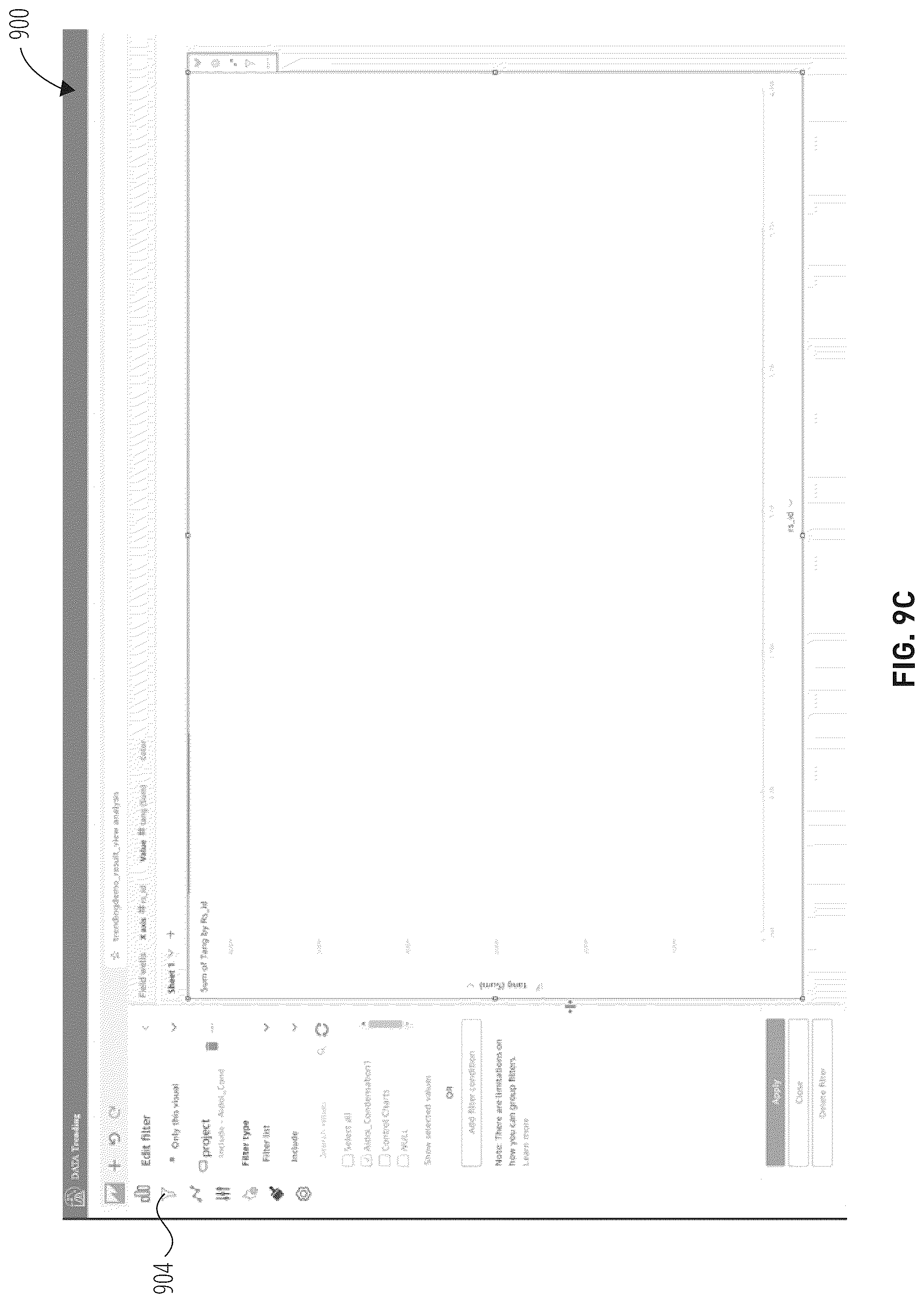 Patent US12105730 Figure 11 – Methods, mediums, and systems for uploading and visualizing data in an analytical ecosystem