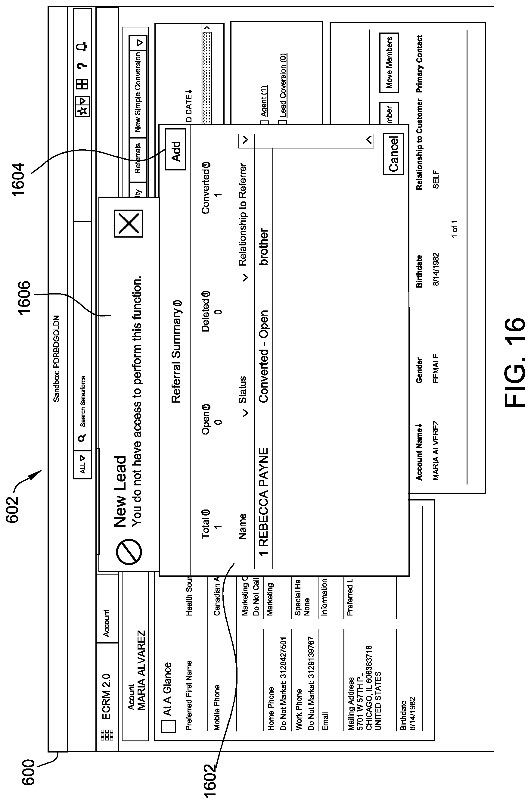 Patent US12105731 Figure 20 – User interface for real-time data synchronization within a database platform