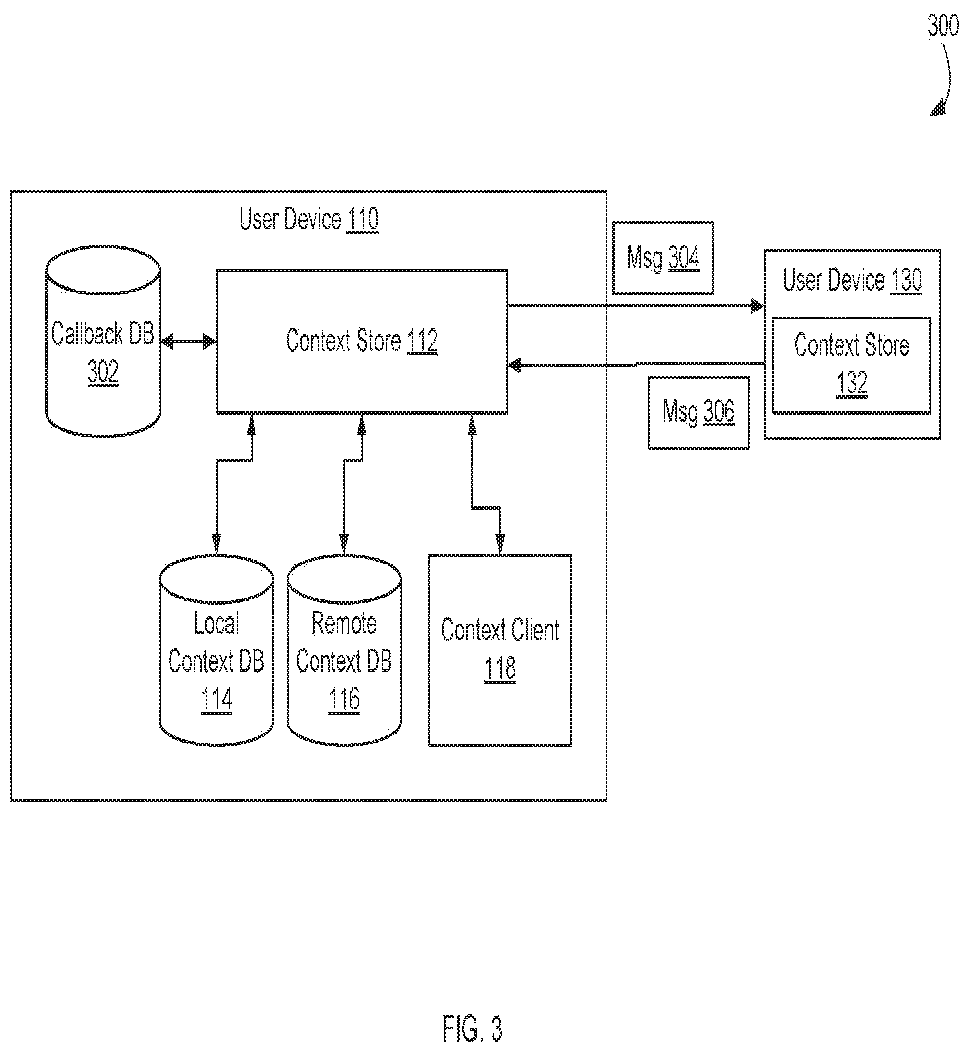 Patent US12105736 Figure 3 – Multi-device context store