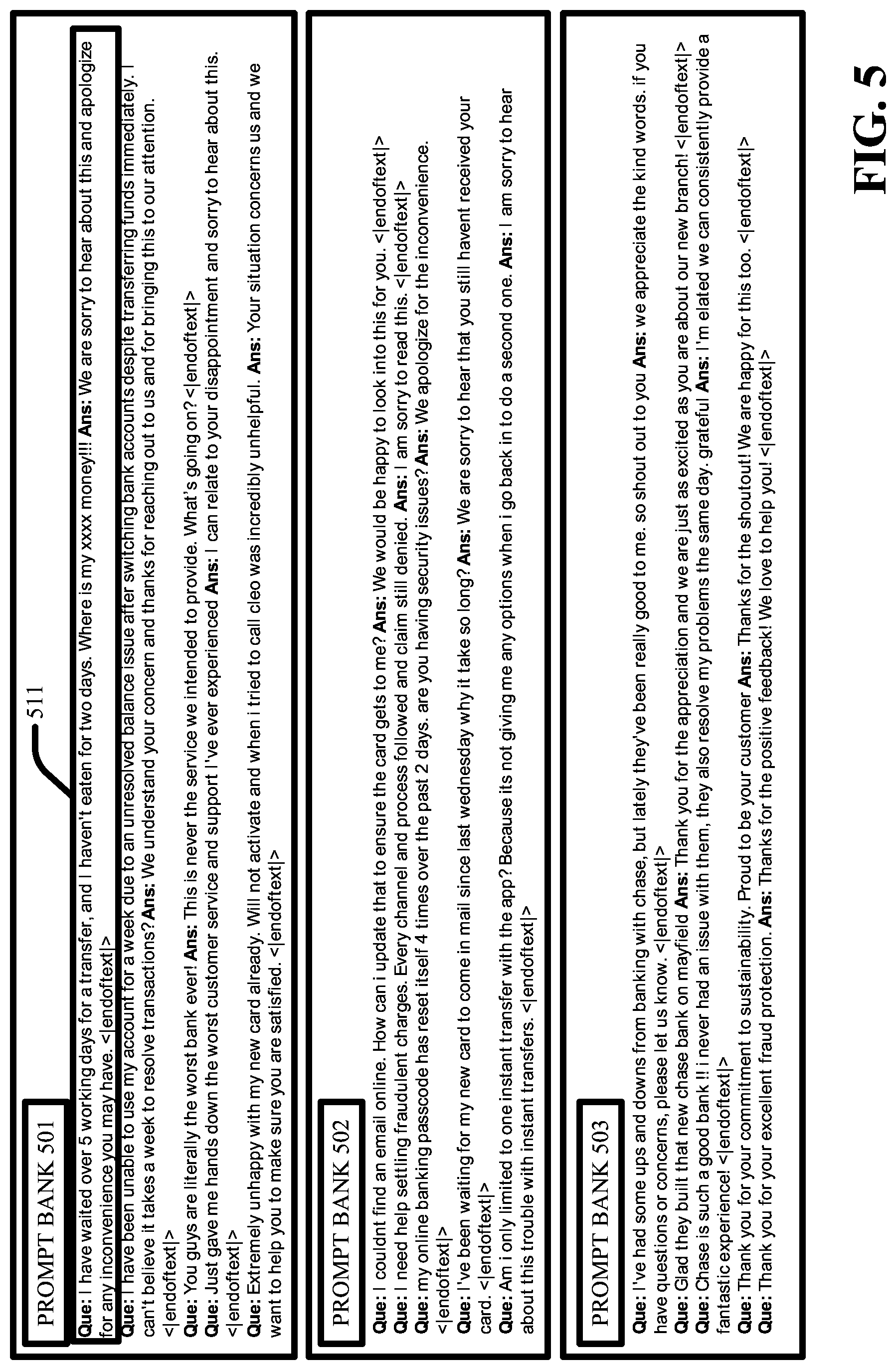 Patent US12105745 Figure 5 – Empathetic query response using mixture of experts
