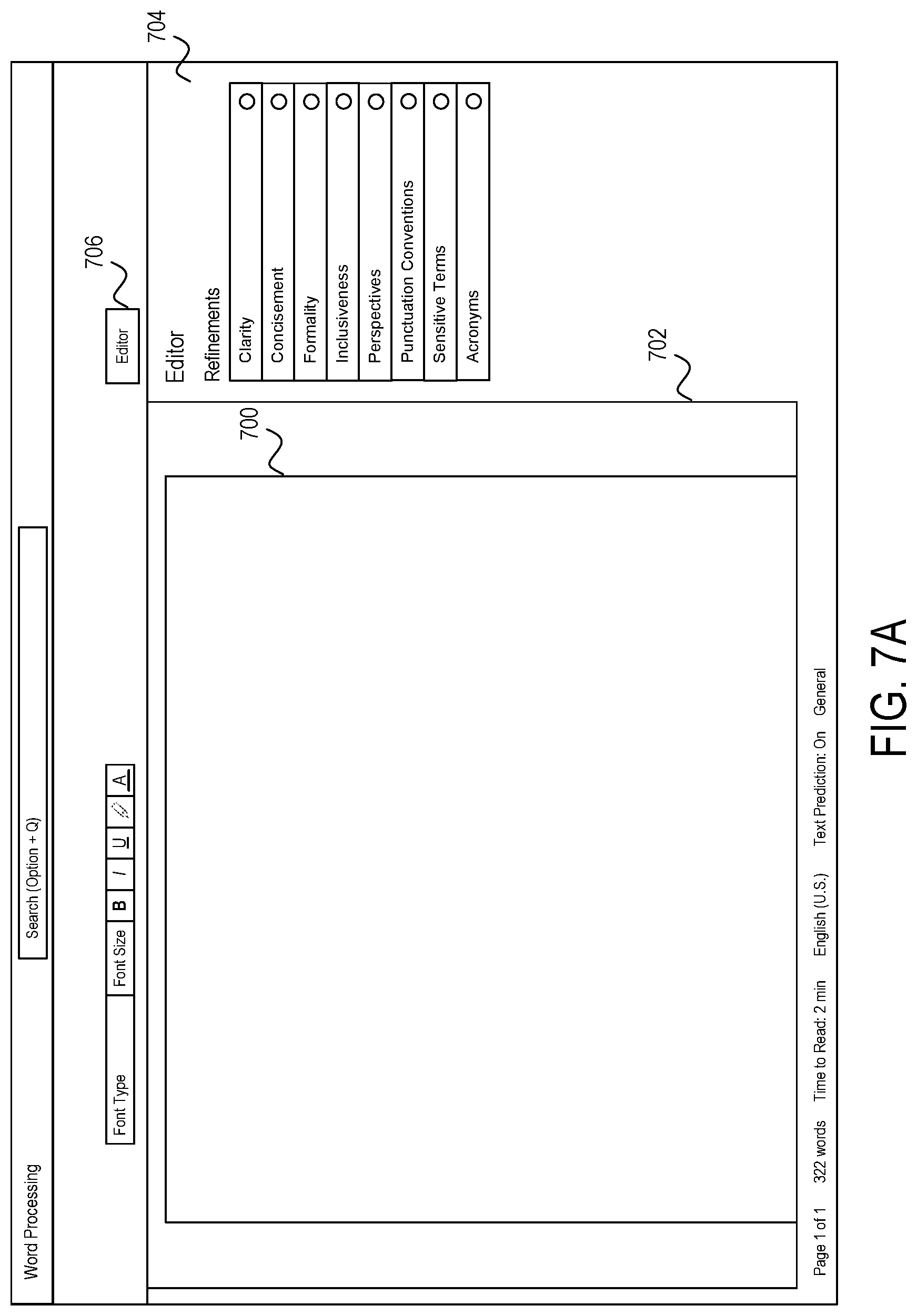 Patent US12105747 Figure 7 – Automatic content generation