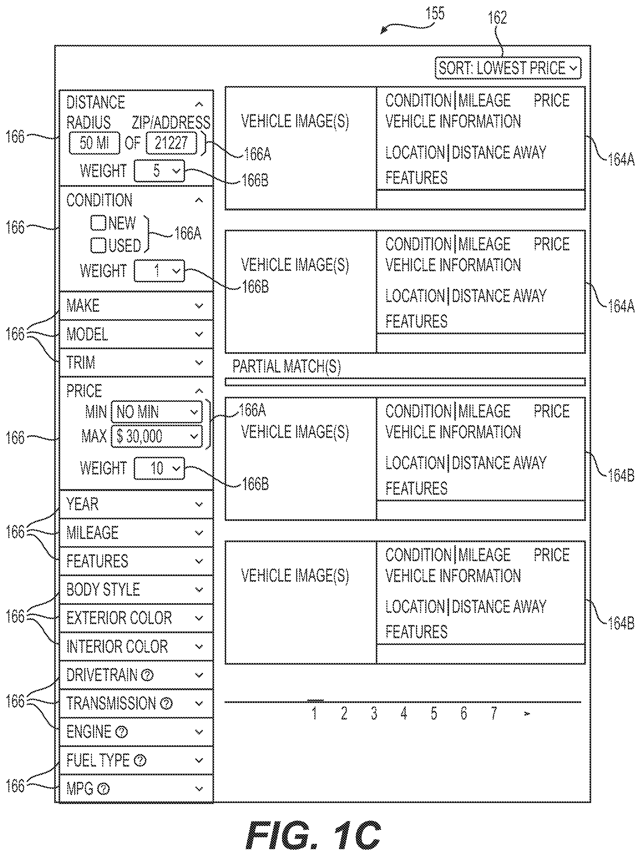 Patent US12105758 Figure 3 – Methods and systems for filtering vehicle information
