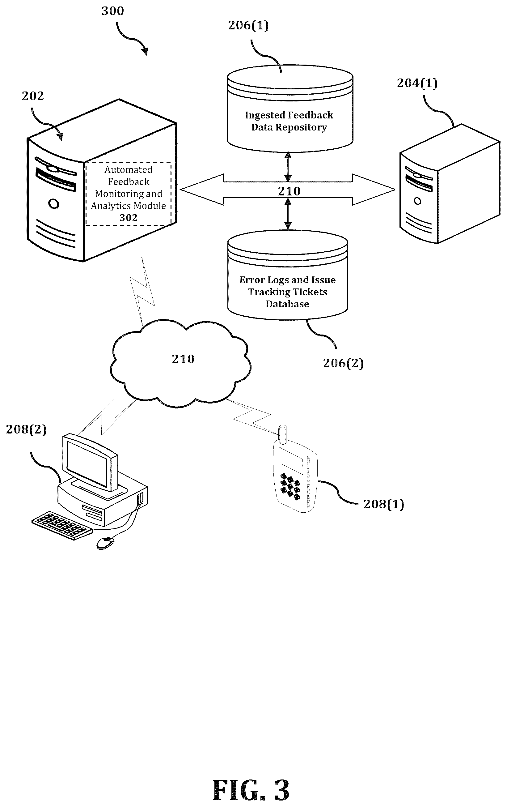 Patent US12105760 Figure 3 – Method and system for automated feedback monitoring in real-time