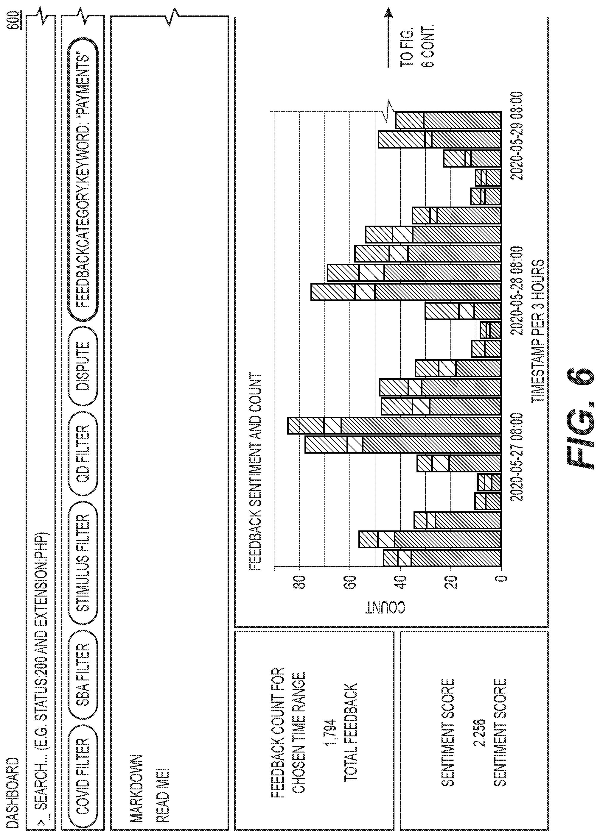 Patent US12105760 Figure 8 – Method and system for automated feedback monitoring in real-time