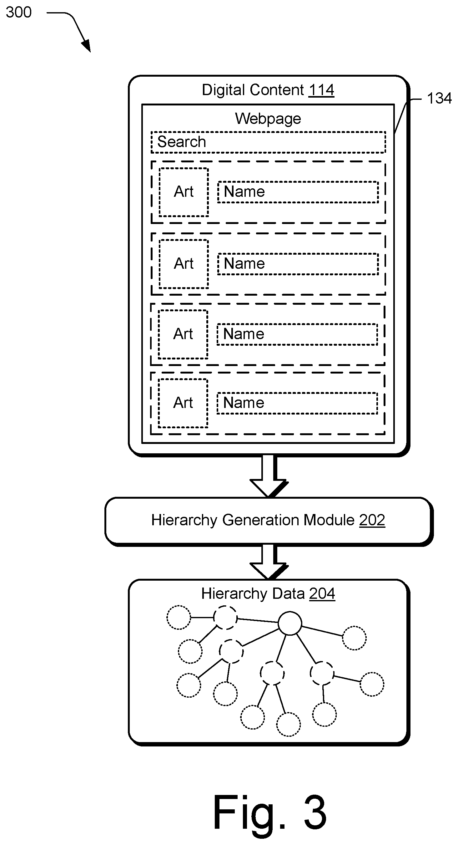 Patent US12105767 Figure 3 – Digital content layout encoding for search