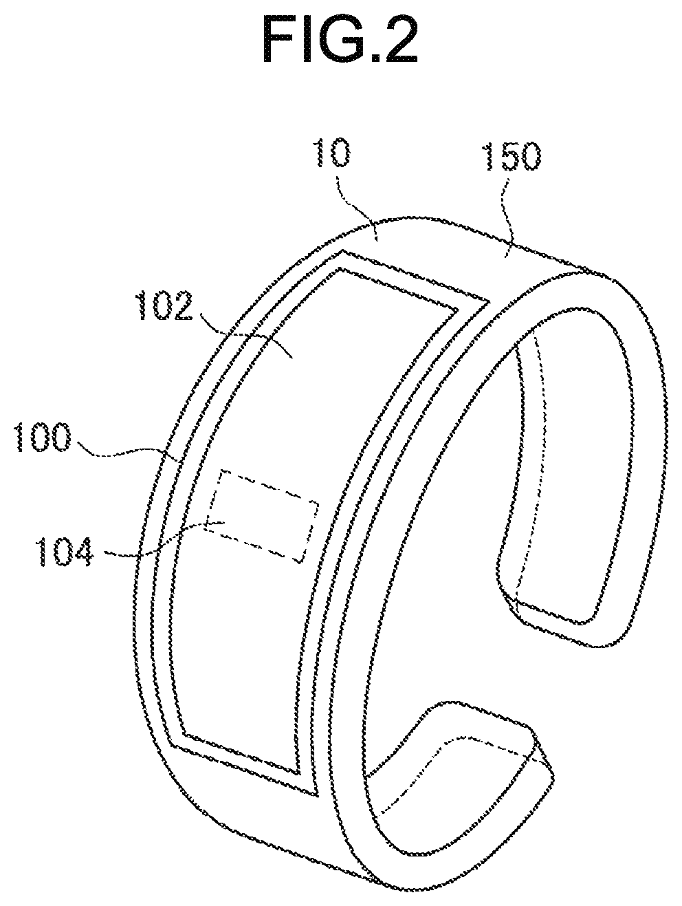 Patent US12105781 Figure 2 – Authentication device and recognition method
