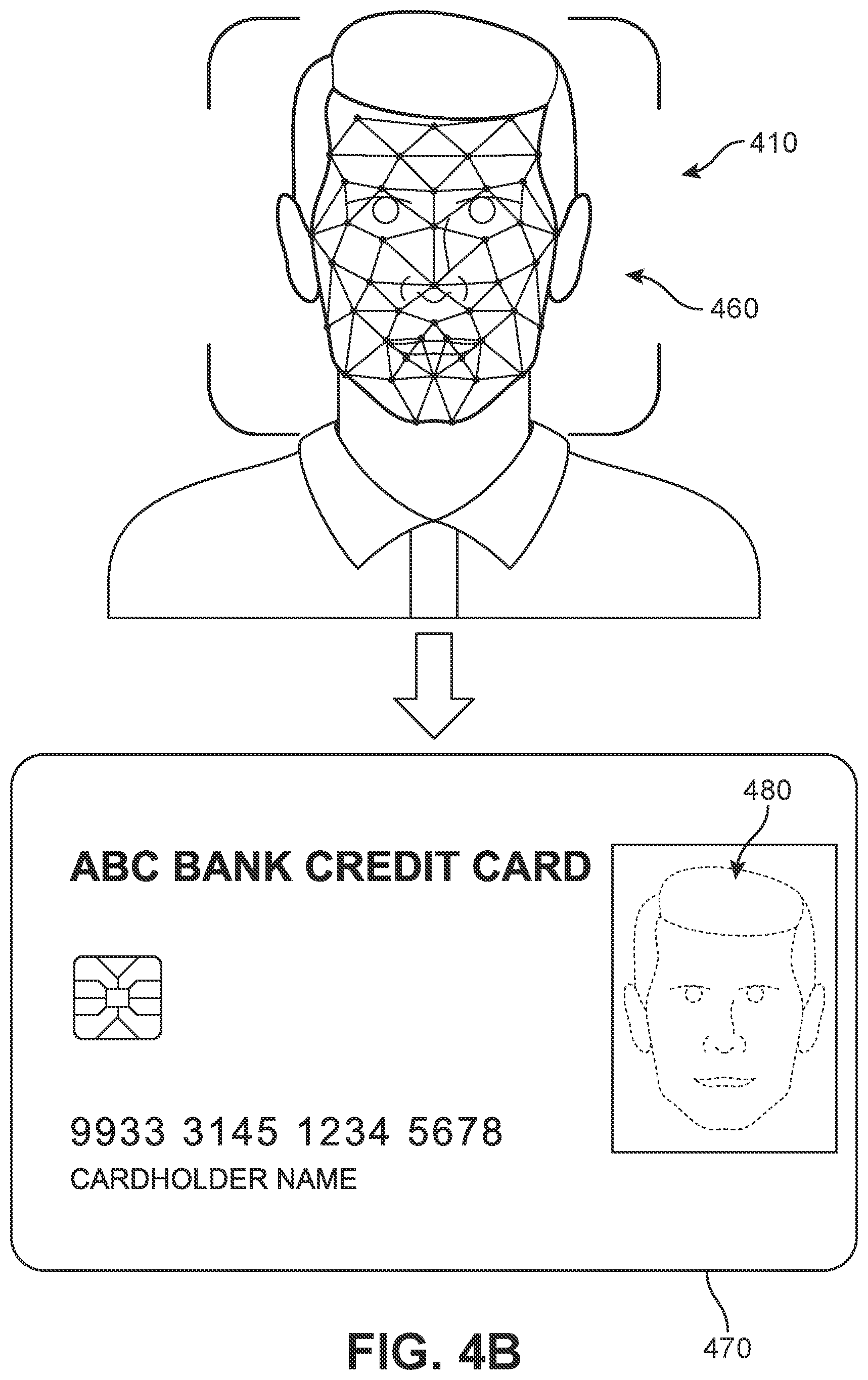 Patent US12105784 Figure 4 – Secure biometric-based smart card activation method and system