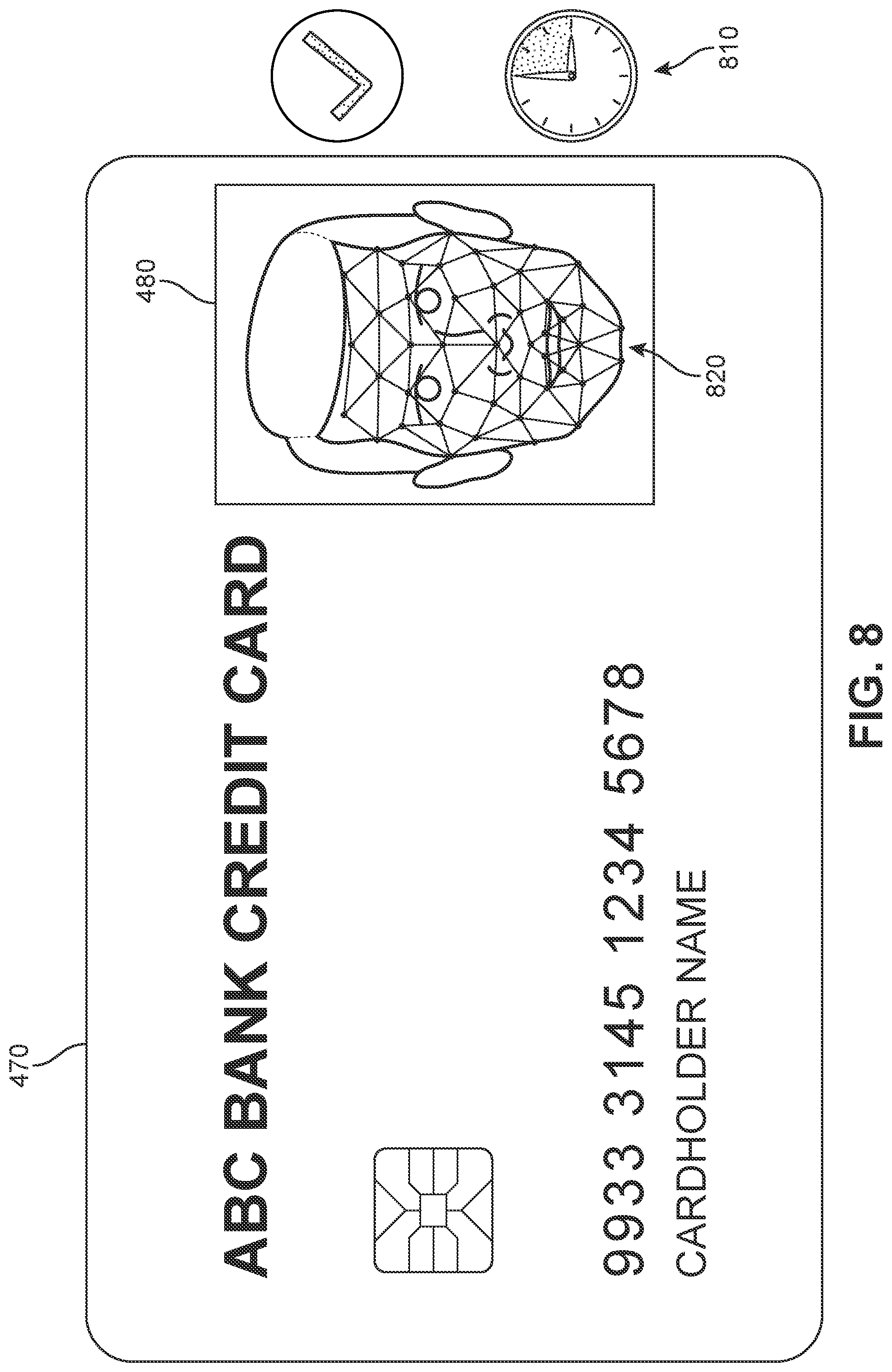 Patent US12105784 Figure 8 – Secure biometric-based smart card activation method and system