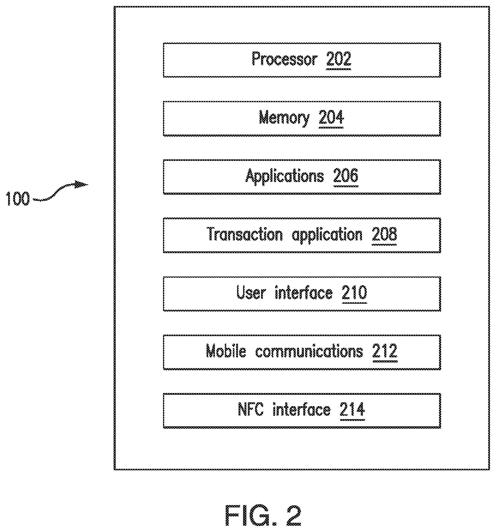 Patent US12105786 Figure 2 – Credential management for mobile devices