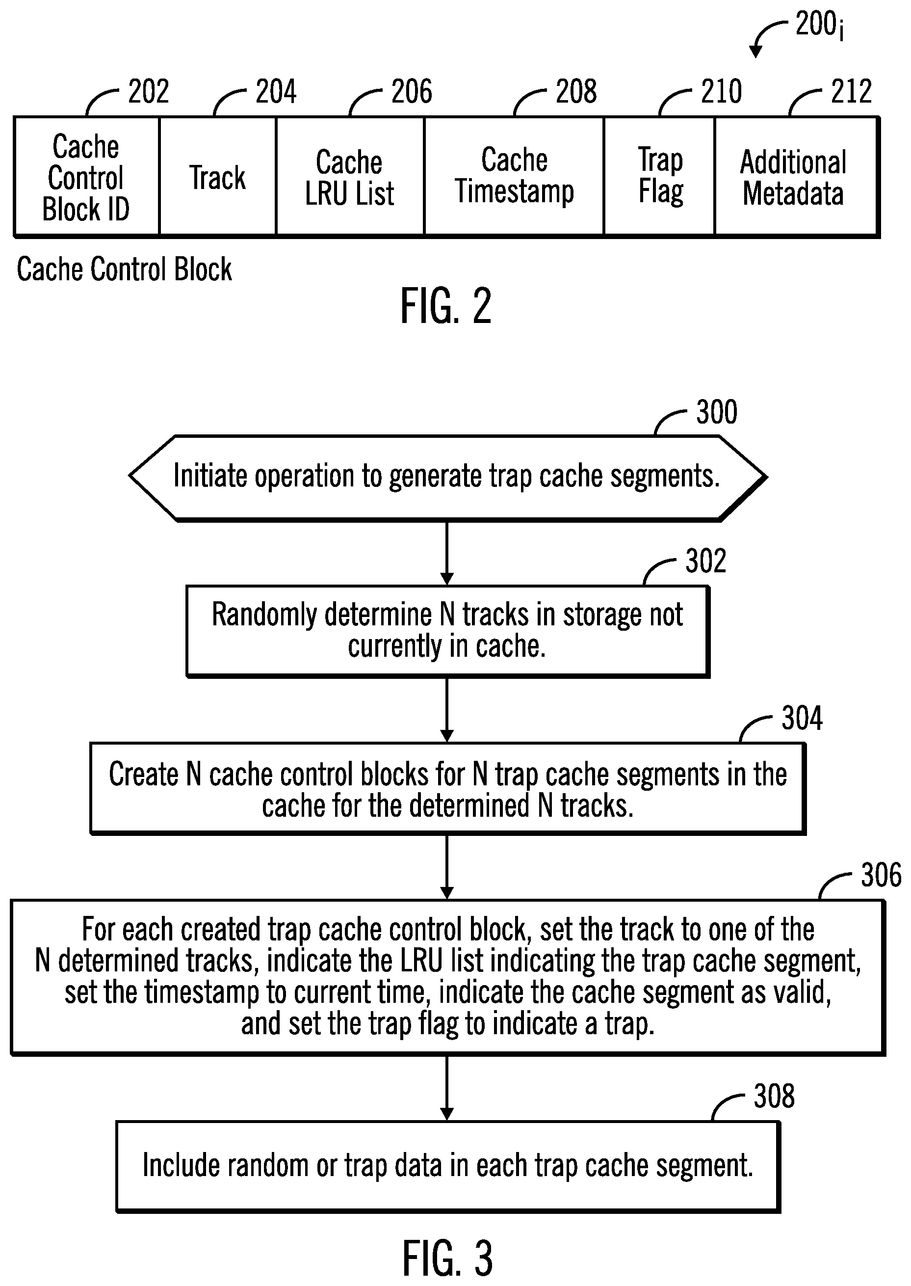 Patent US12105800 Figure 2 – Using trap cache segments to detect malicious processes