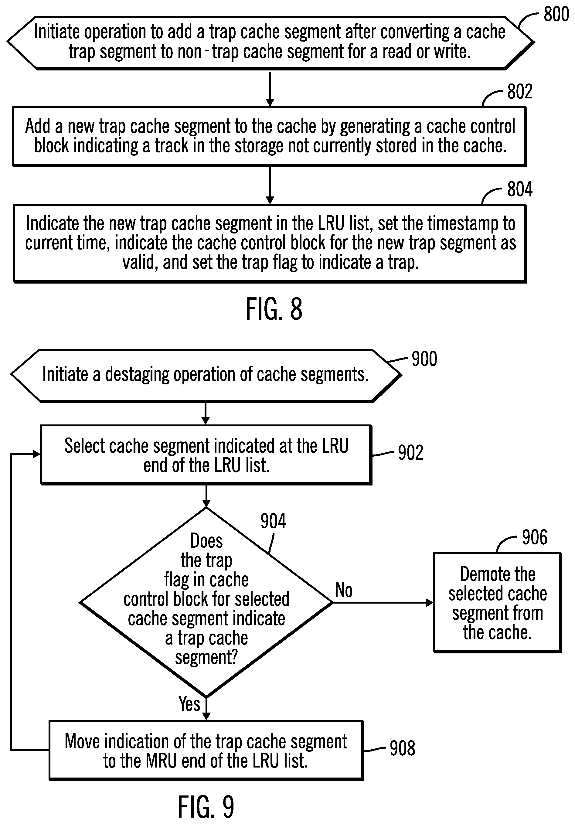 Patent US12105800 Figure 5 – Using trap cache segments to detect malicious processes
