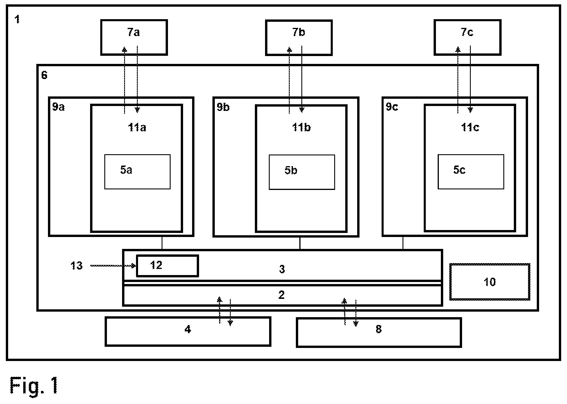 Patent US12105803 Figure 1 – Apparatus and application device for protection of security