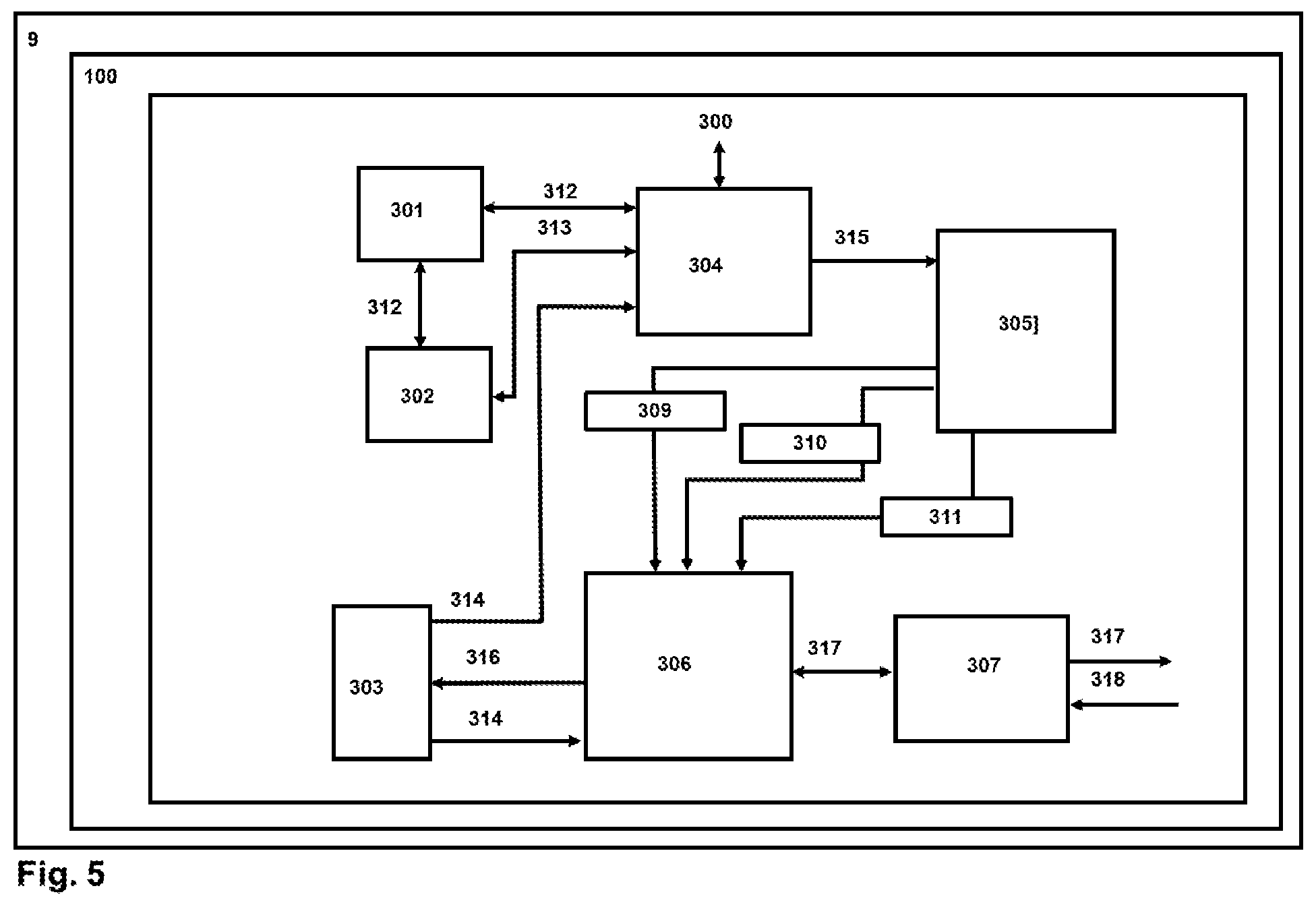 Patent US12105803 Figure 5 – Apparatus and application device for protection of security