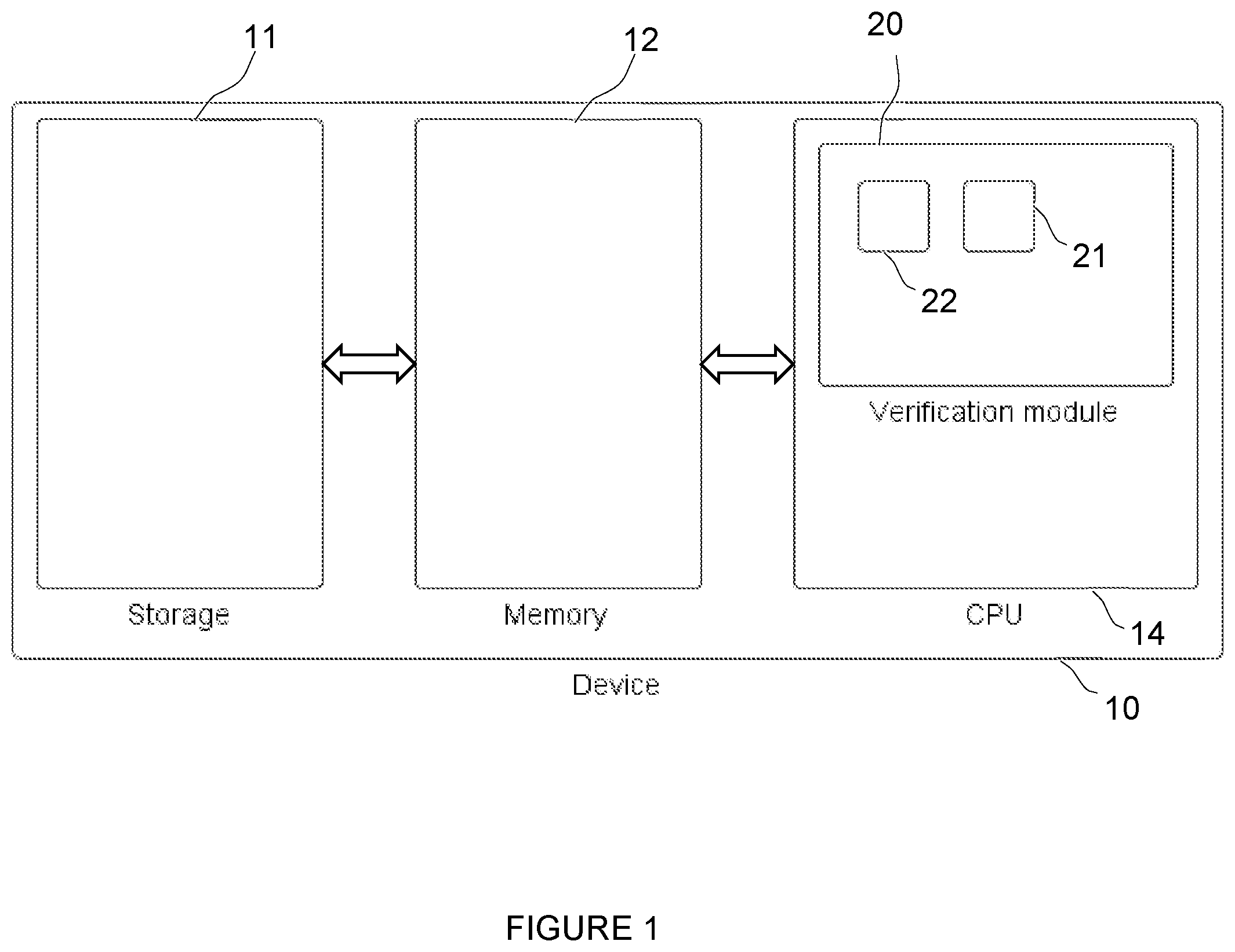 Patent US12105804 — Securely executing software based on cryptographically verified instructions — Figure 1