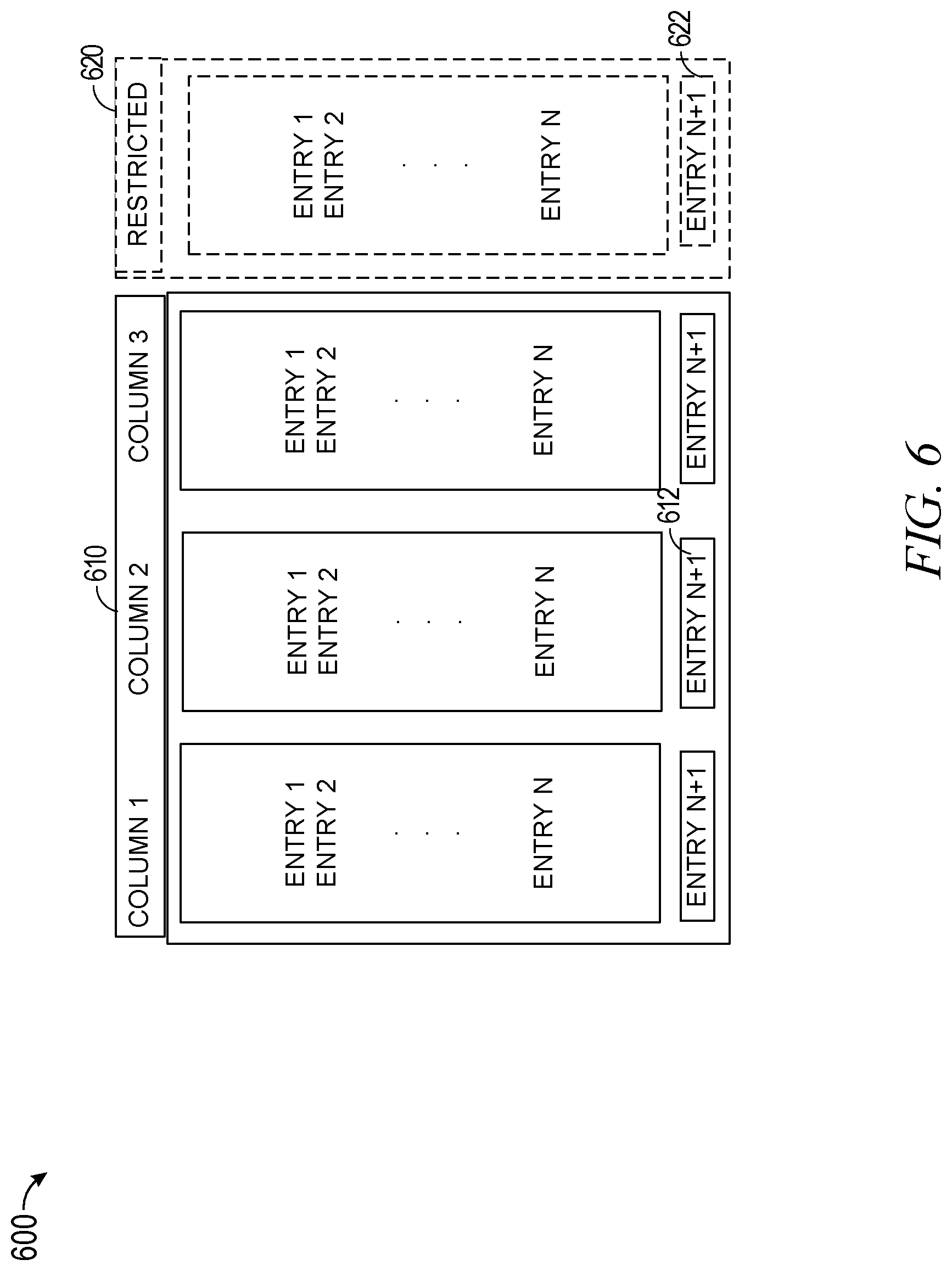 Patent US12105831 Figure 6 – Column hiding management system