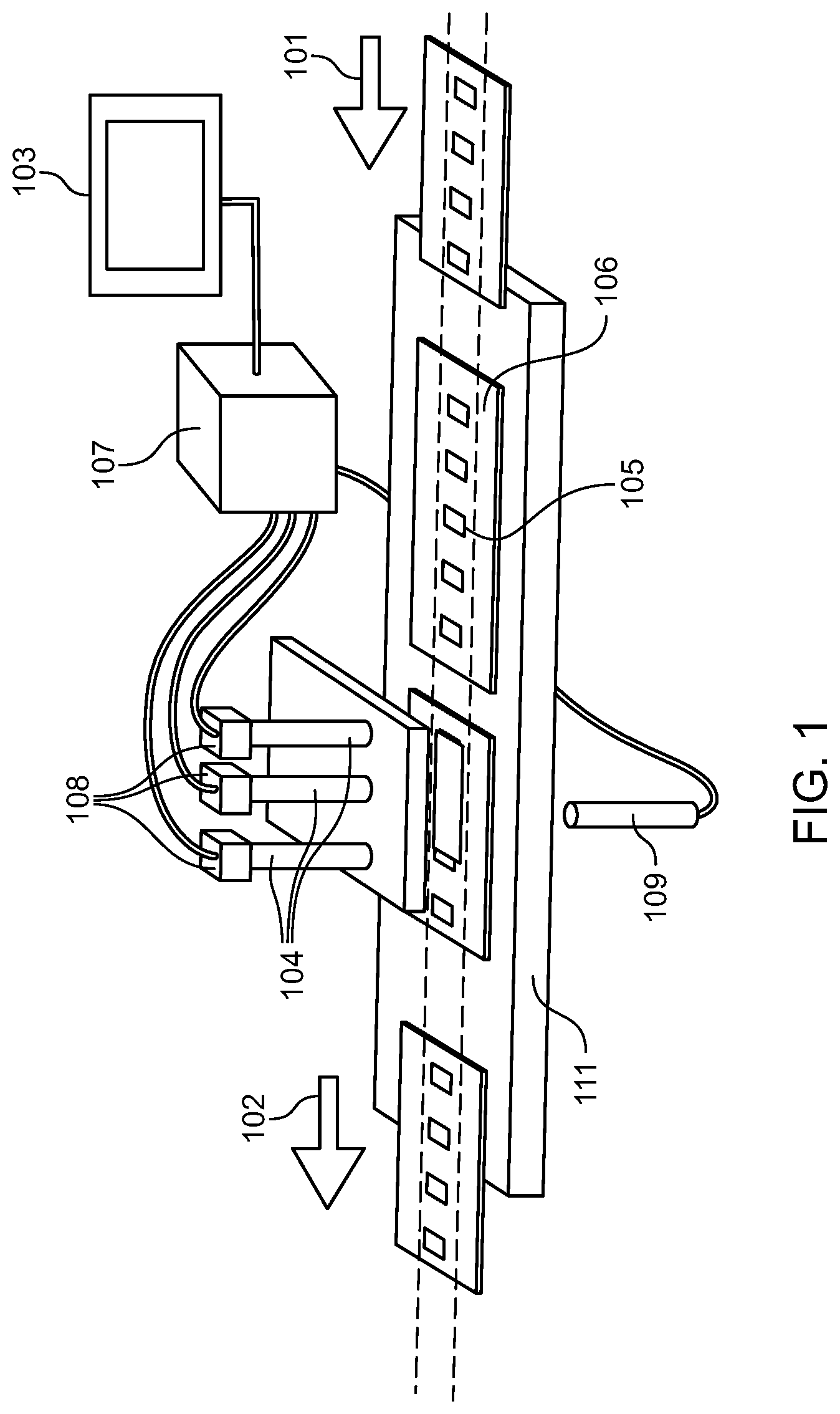 Patent US12105857 — System and method for detection of counterfeit and cyber electronic components — Figure 1