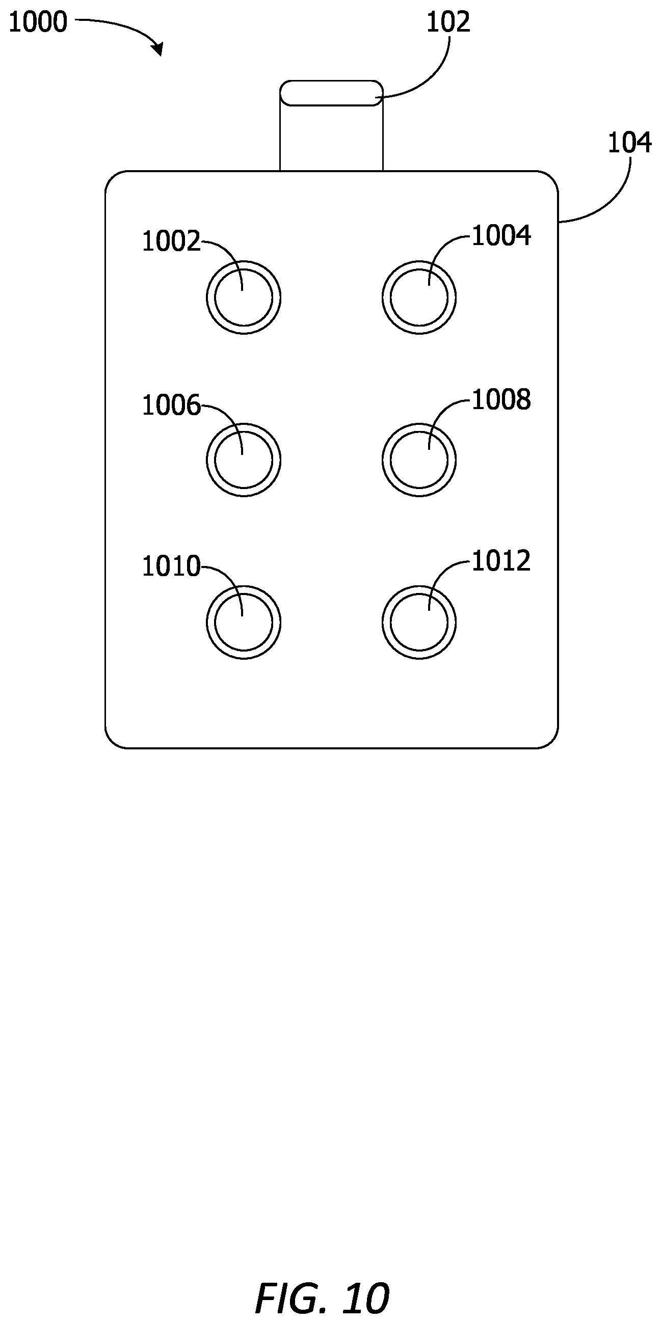 Patent US12105862 Figure 8 – Multi-factor device holder