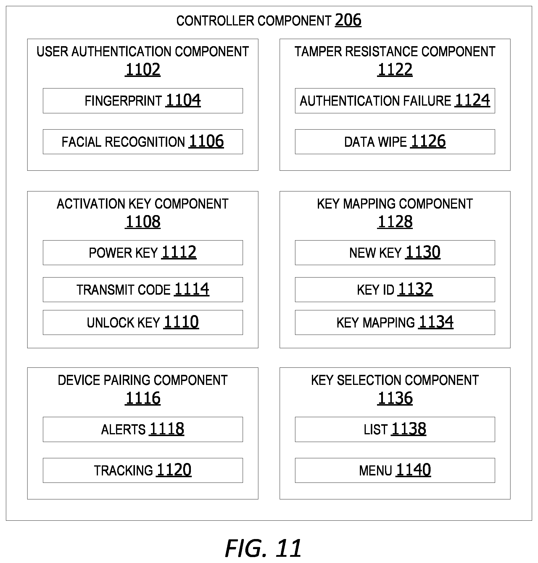 Patent US12105862 Figure 9 – Multi-factor device holder