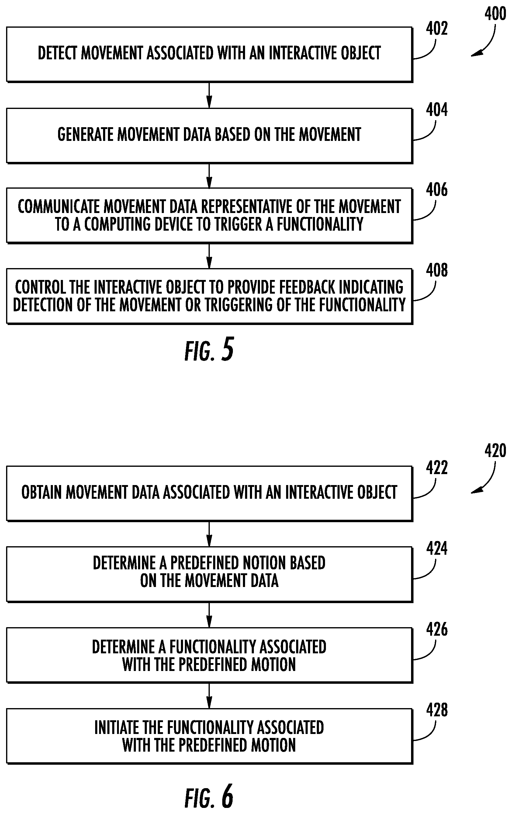 Patent US12105865 Figure 5 – User movement detection for verifying trust between computing devices