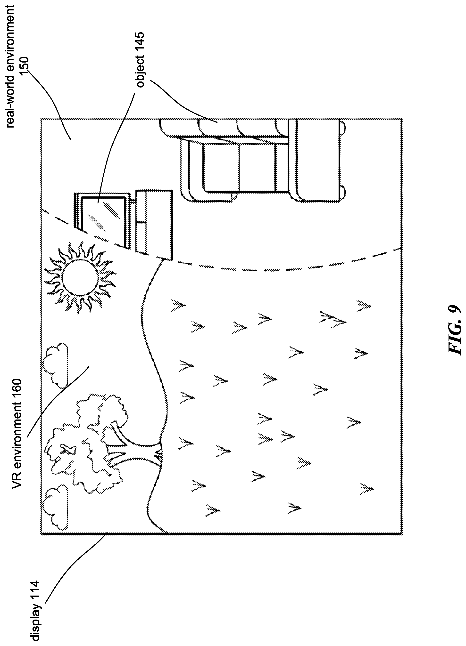 Patent US12105866 Figure 10 – Spatial anchor sharing for multiple virtual reality systems in shared real-world environments
