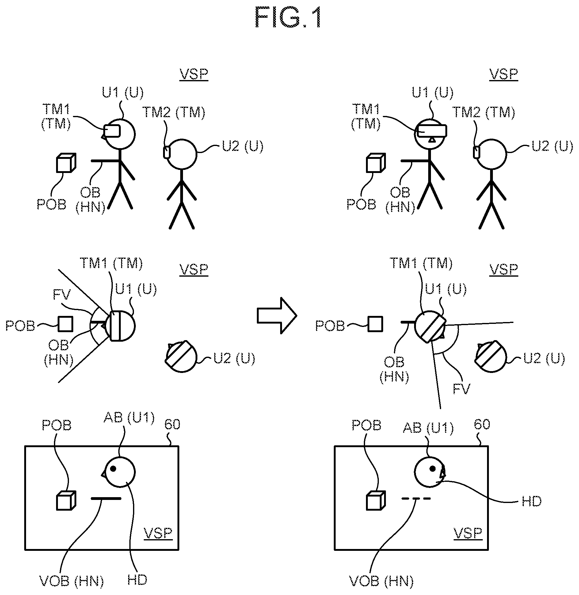 Patent US12105868 Figure 1 – Information processing device, information processing method, and program
