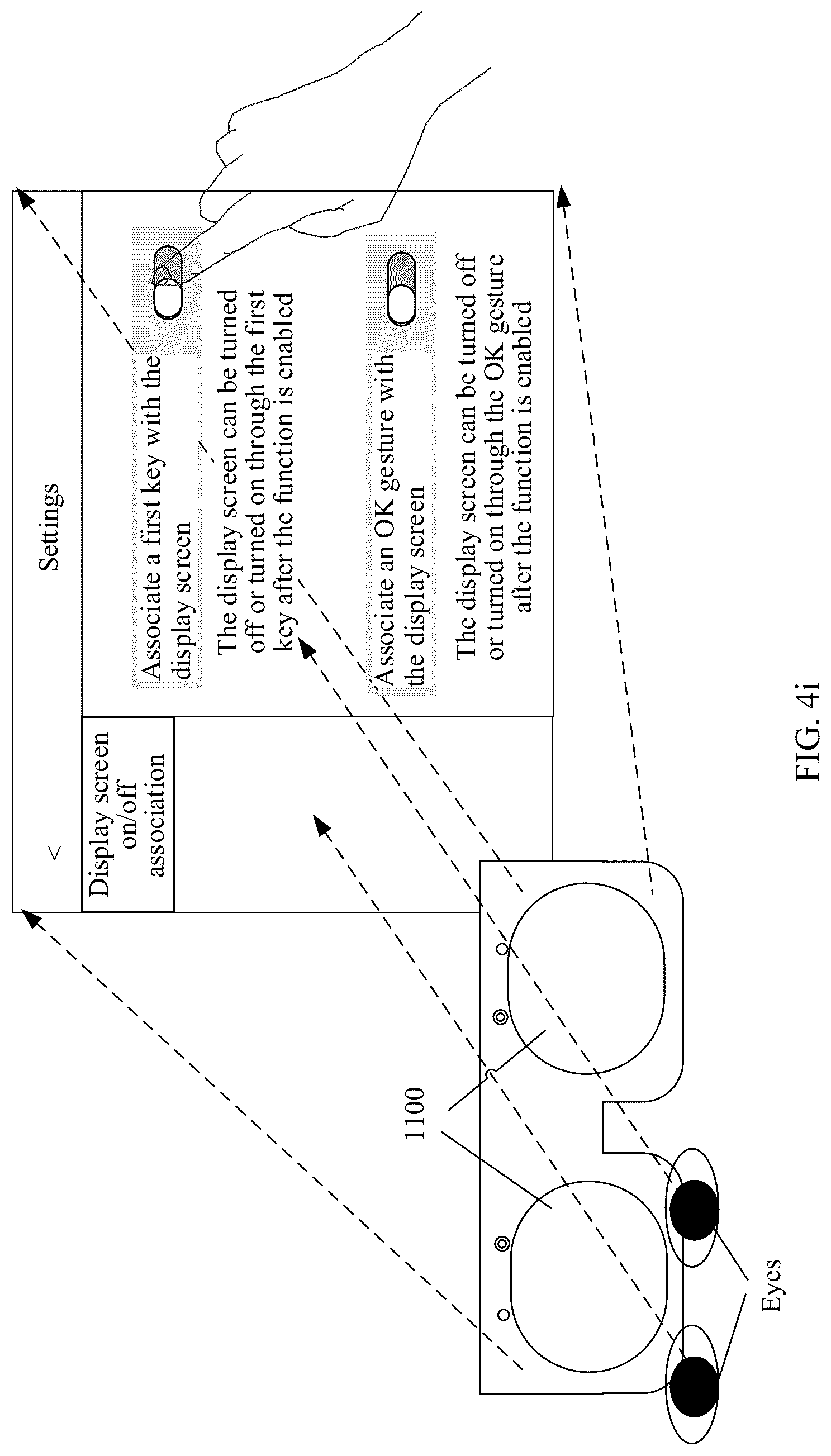 Patent US12105870 Figure 12 – Method for controlling display screen according to eye focus and head-mounted electronic device