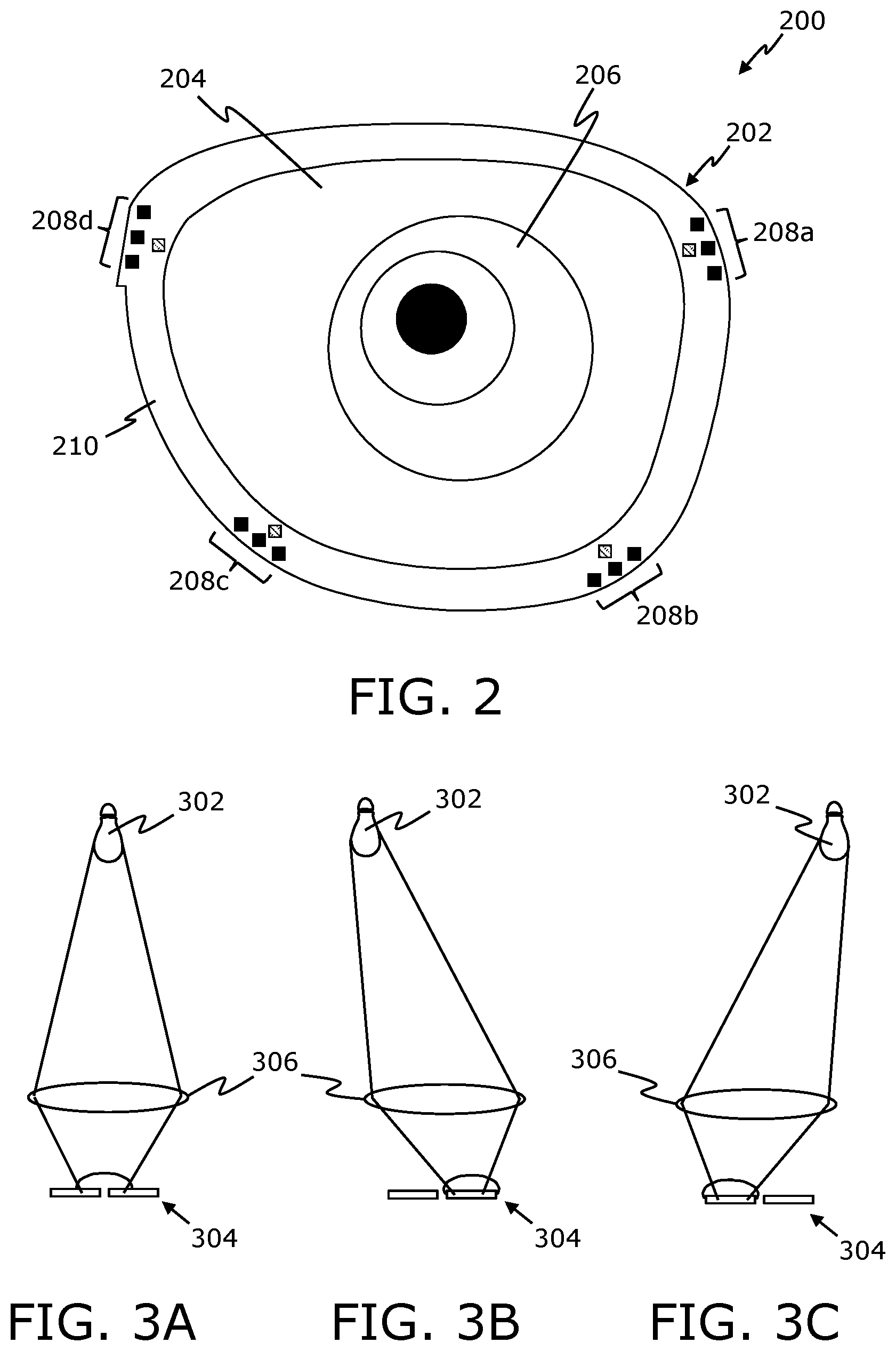 Patent US12105873 Figure 2 – Light field based eye tracking