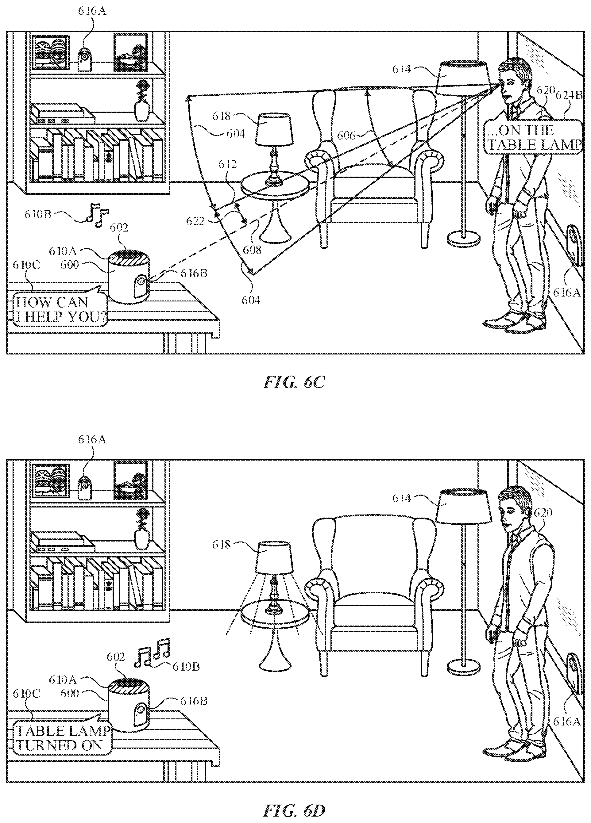 Patent US12105874 Figure 11 – Device control using gaze information