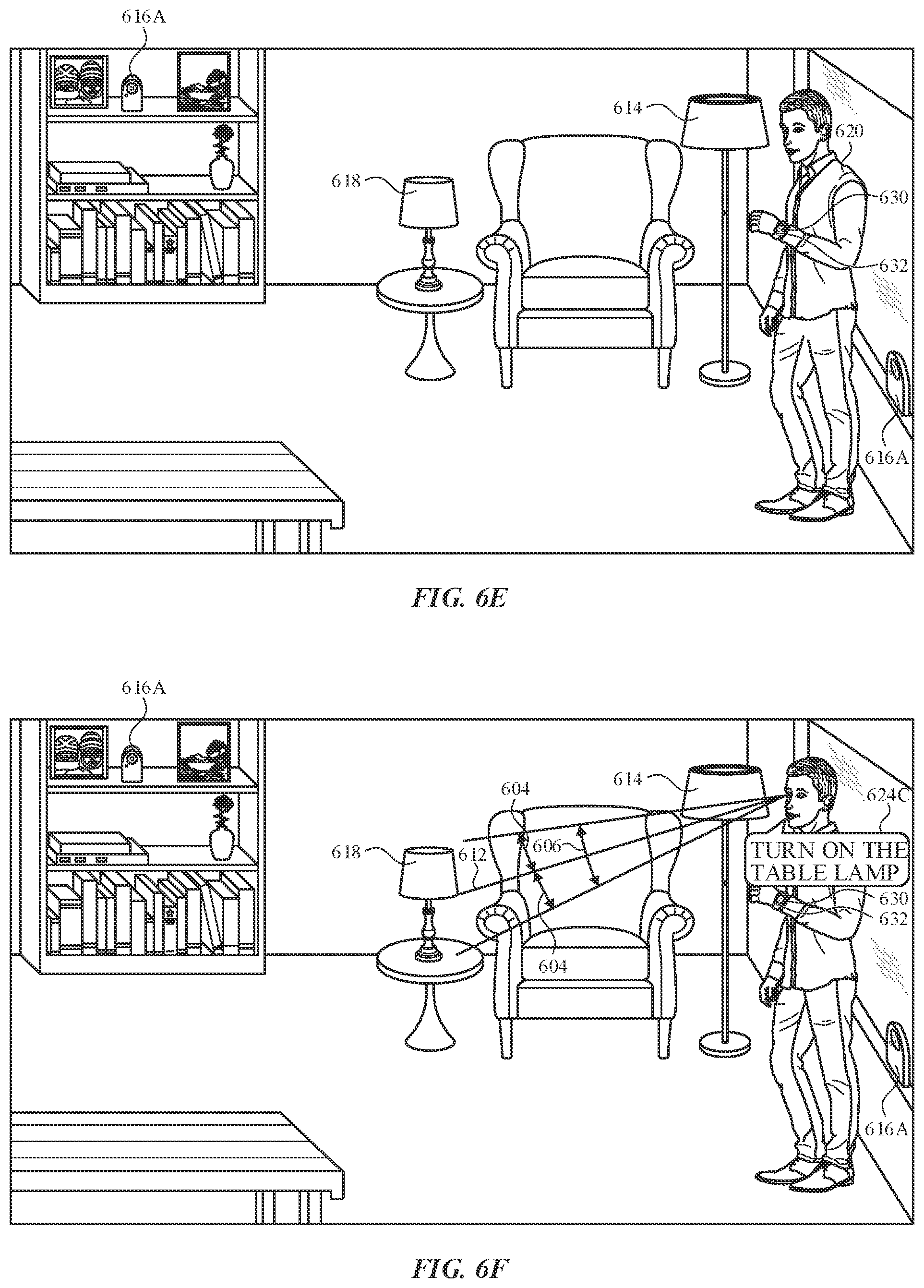 Patent US12105874 Figure 12 – Device control using gaze information
