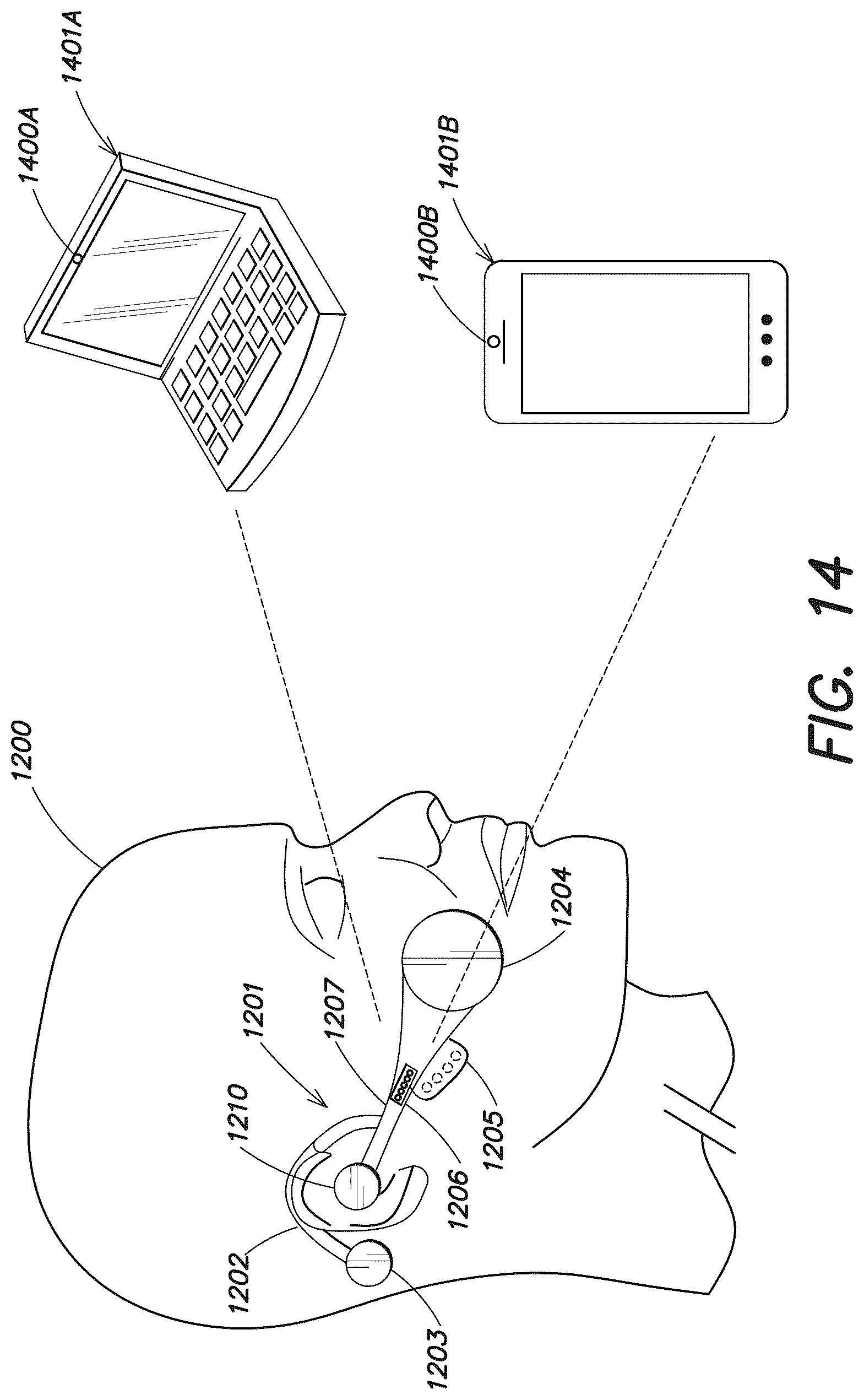 Patent US12105876 Figure 18 – System and method for using gestures and expressions for controlling speech applications