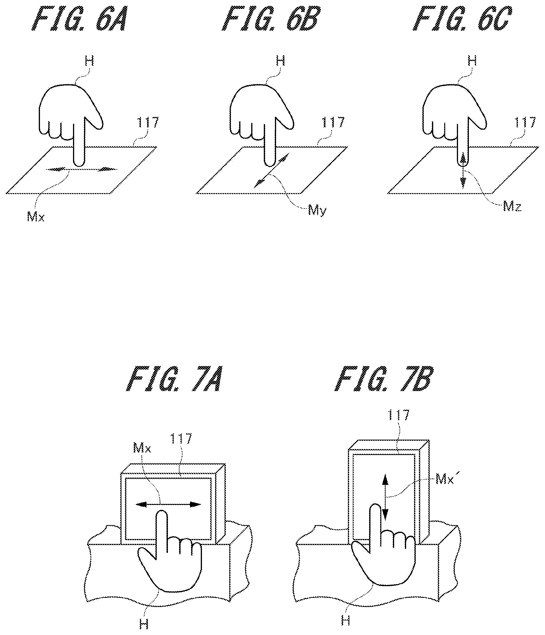 Patent US12105879 Figure 6 – Operation input device and image forming device