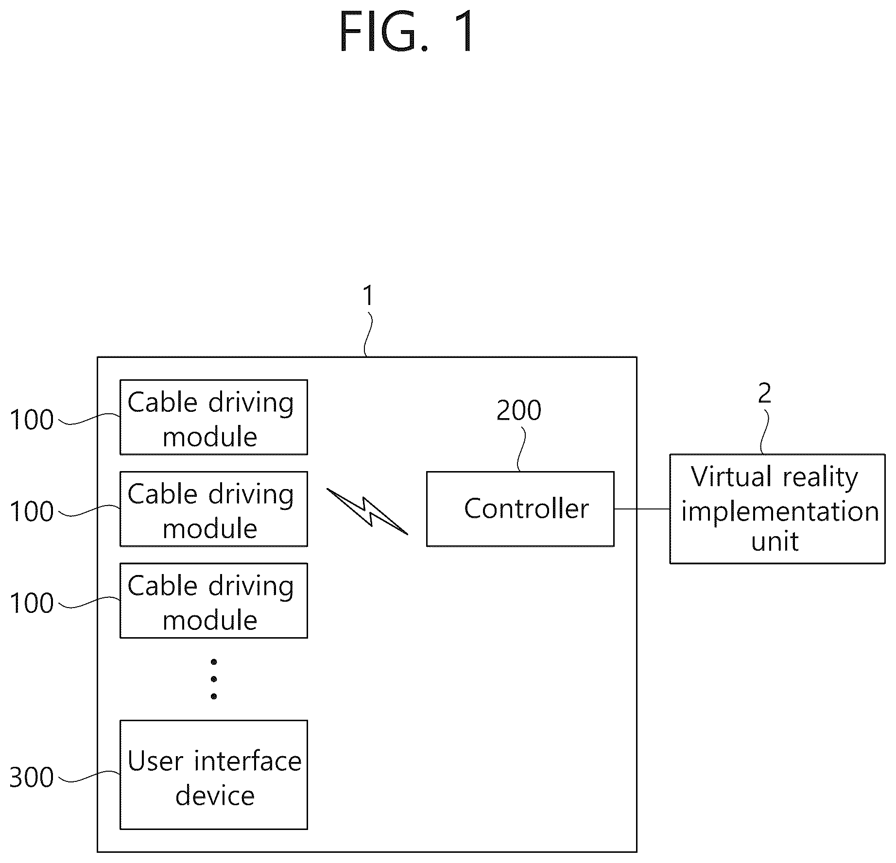 Patent US12105883 Figure 1 – Force feedback control apparatus and control method for same