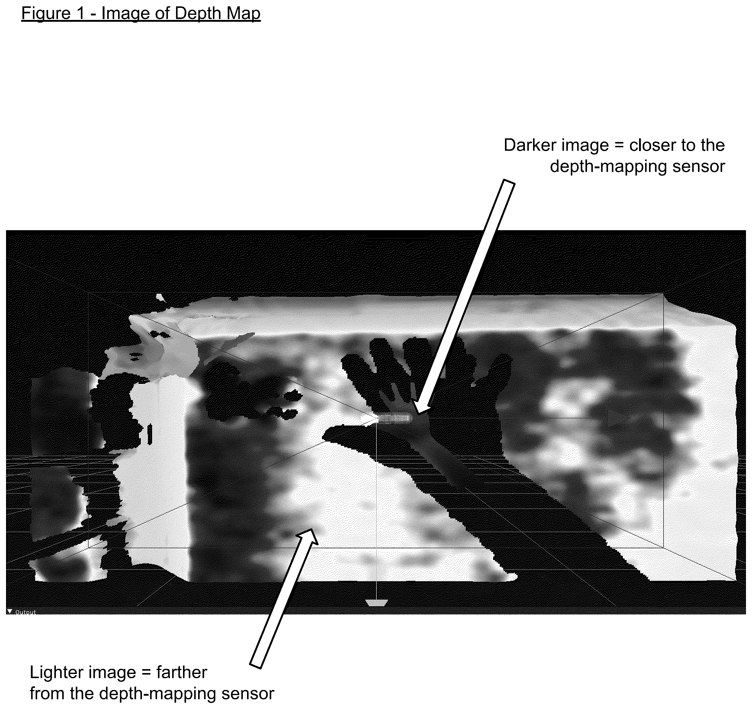 Patent US12105884 Figure 1 – Touchless, gesture-based human interface device