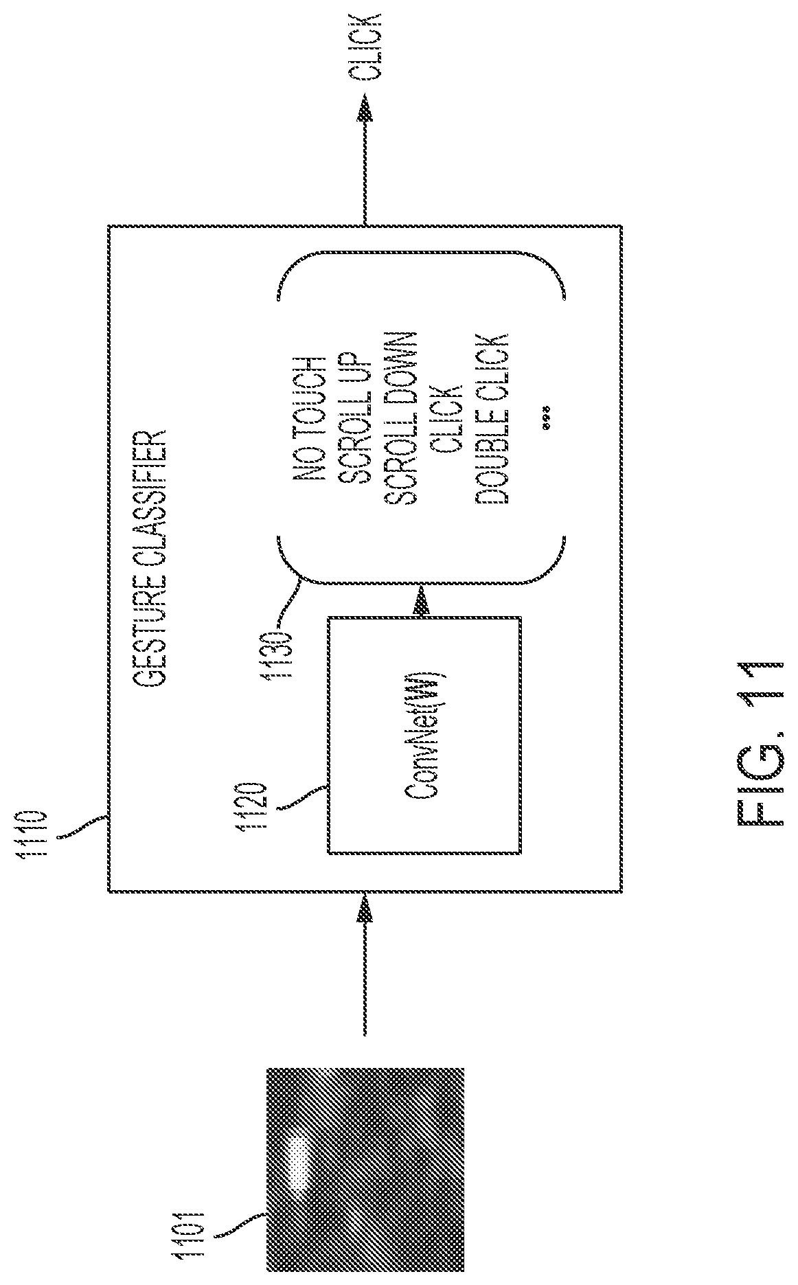 Patent US12105885 Figure 11 – Touch control of wearable devices