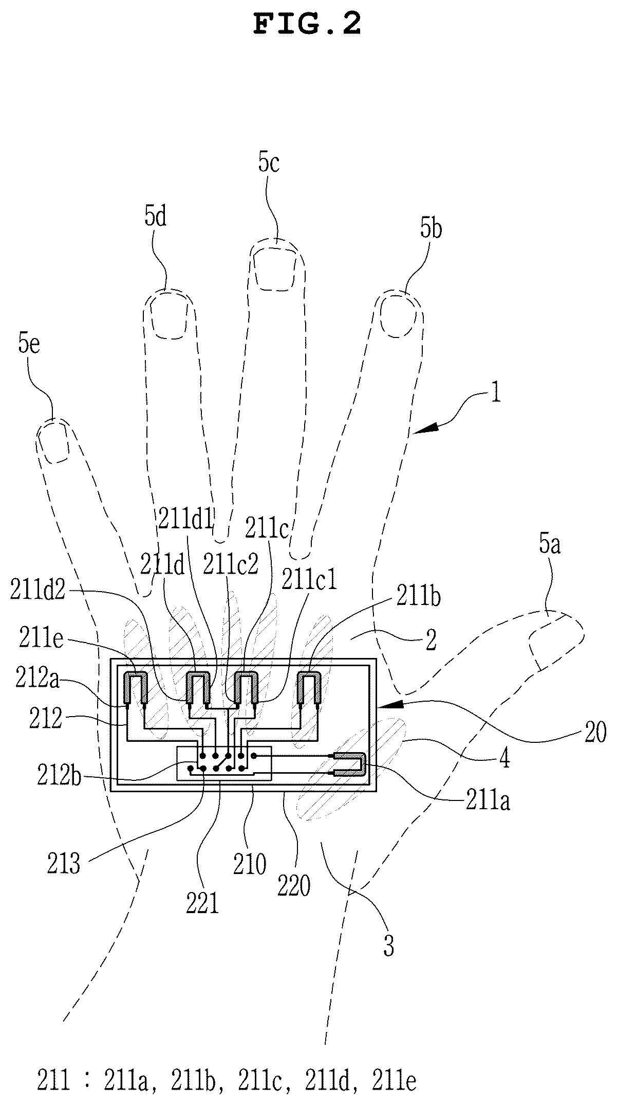 Patent US12105888 Figure 2 – Gesture detection sensor, reader module, and gesture detection system