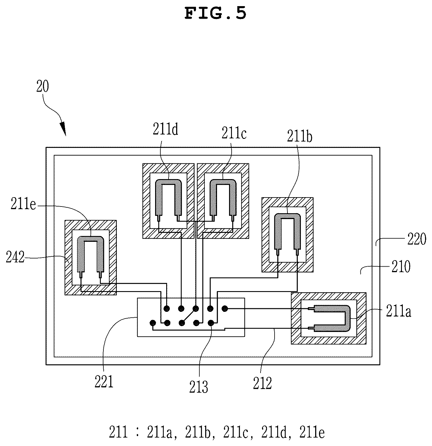 Patent US12105888 Figure 5 – Gesture detection sensor, reader module, and gesture detection system