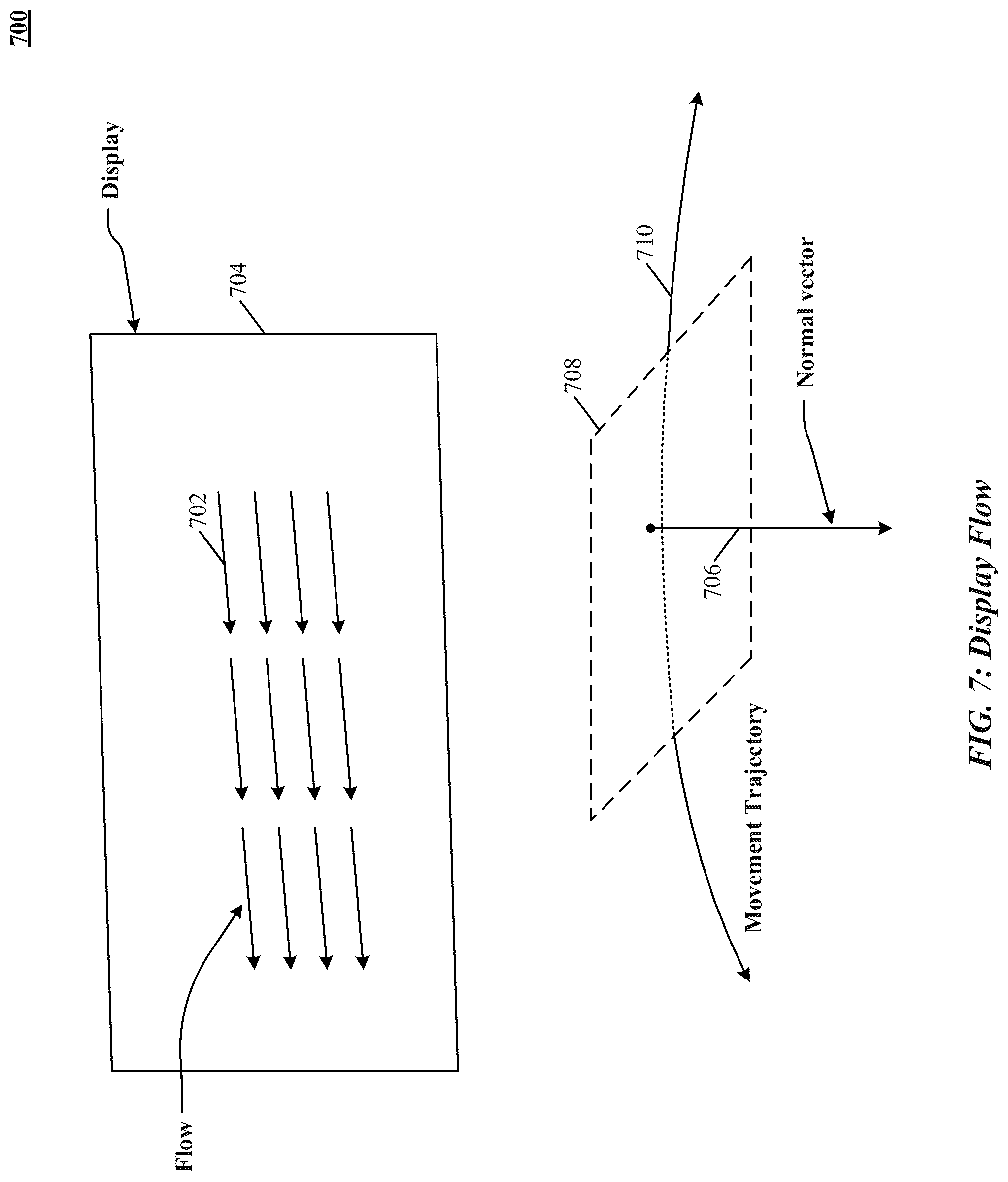 Patent US12105889 Figure 7 – Velocity field interaction for free space gesture interface and control