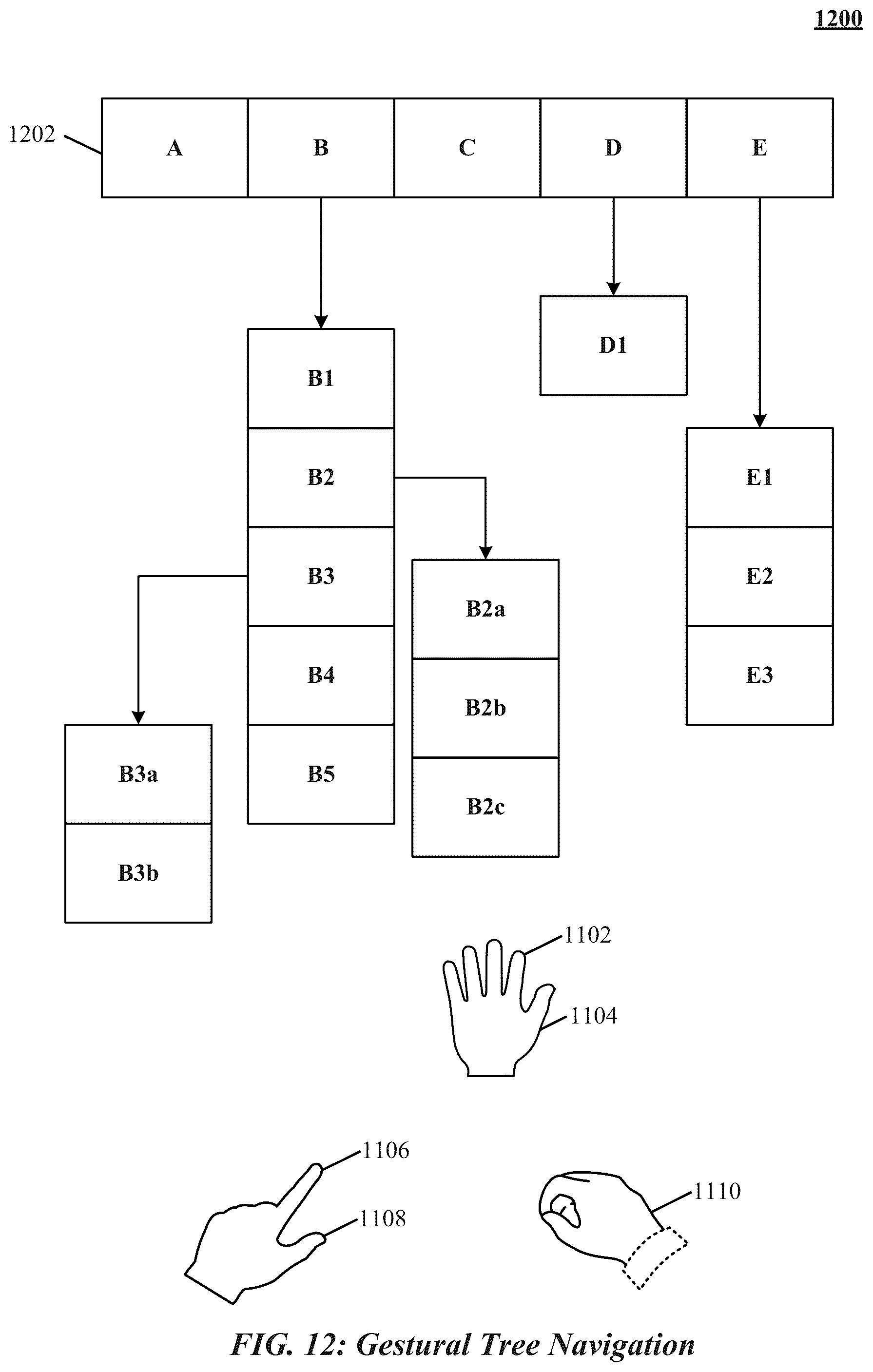 Patent US12105889 Figure 12 – Velocity field interaction for free space gesture interface and control