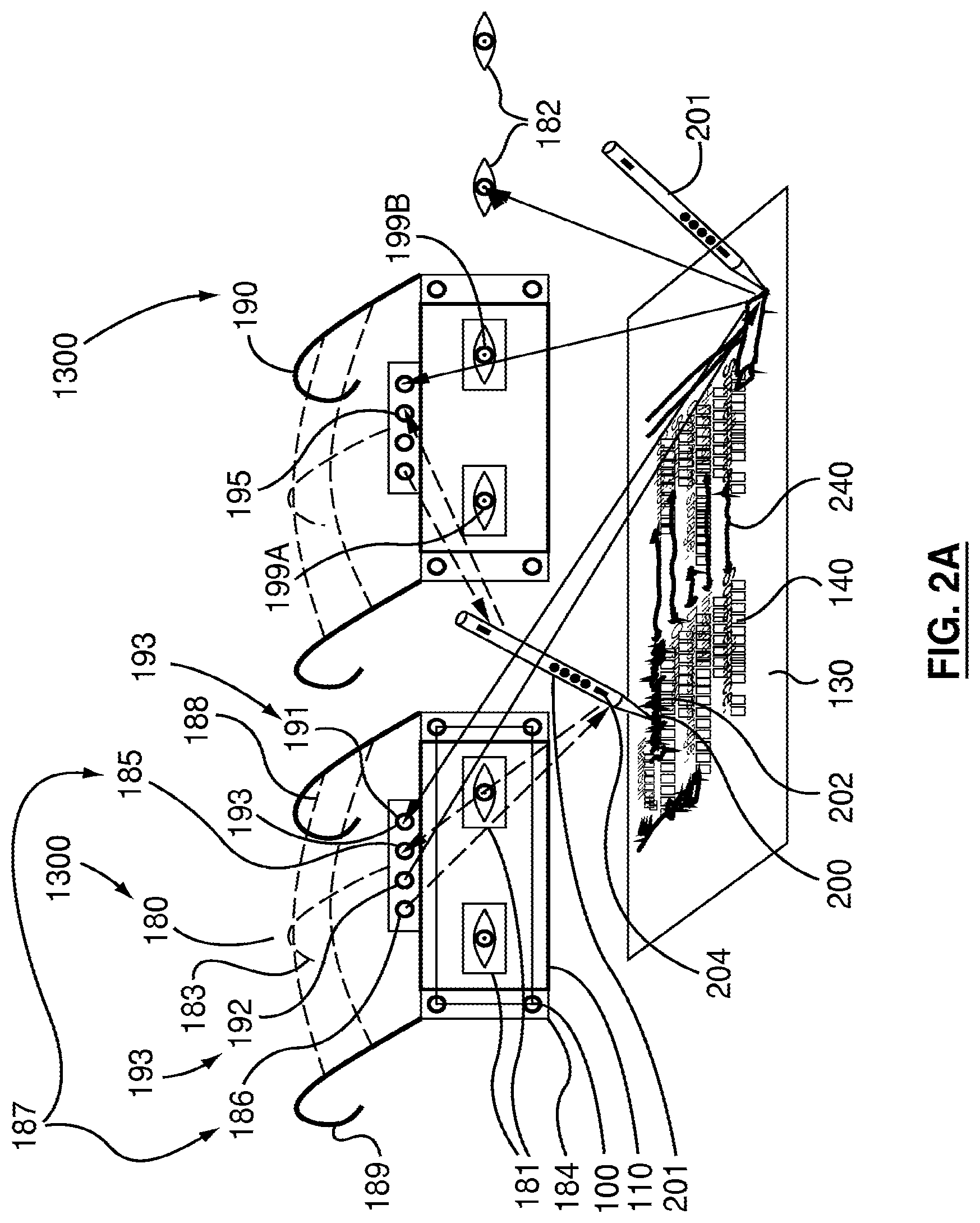 Patent US12105890 Figure 10 – Extramissive spatial imaging digital eye glass apparatuses, methods and systems for virtual or augmediated vision, manipulation, creation, or interaction with objects, materials, or other entities